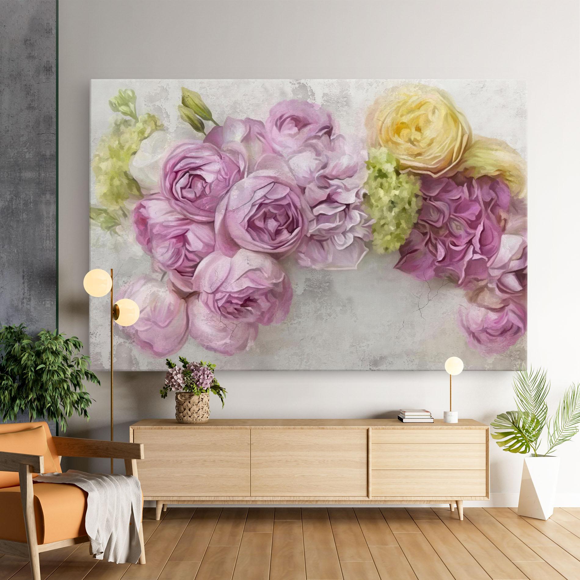 Tablou Canvas Trandafiri Colorati mockup 9