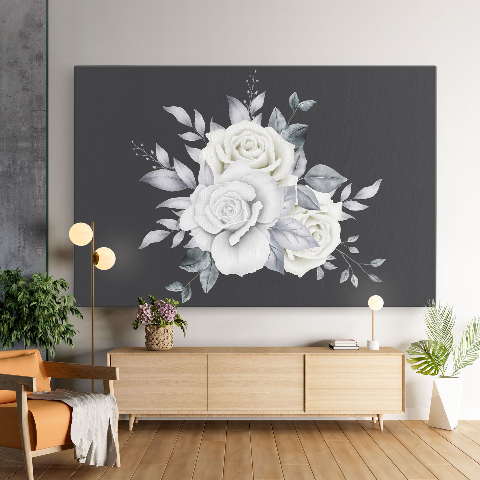 White Grey Rose mockup 9