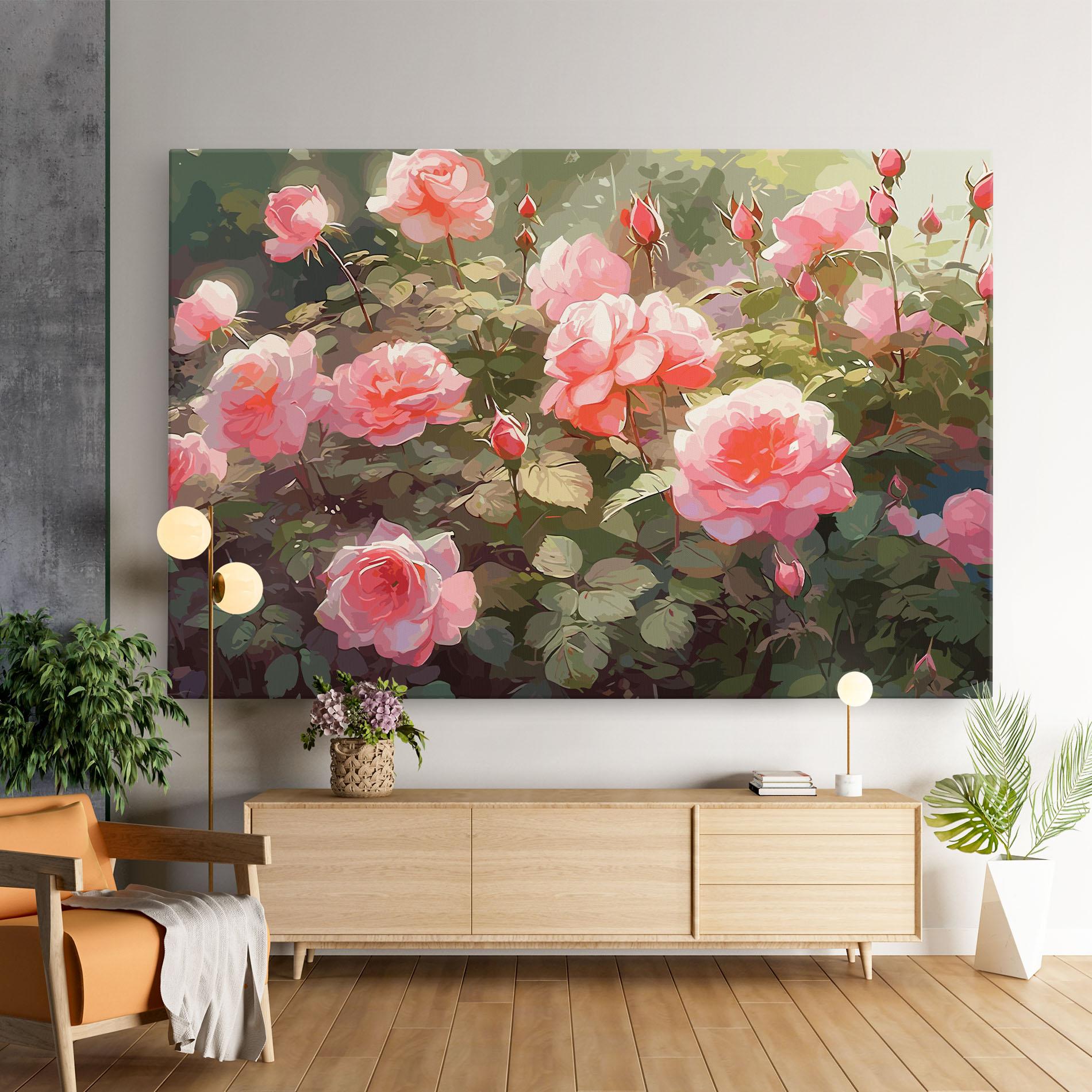 Tablou Canvas Wild Roses mockup 9