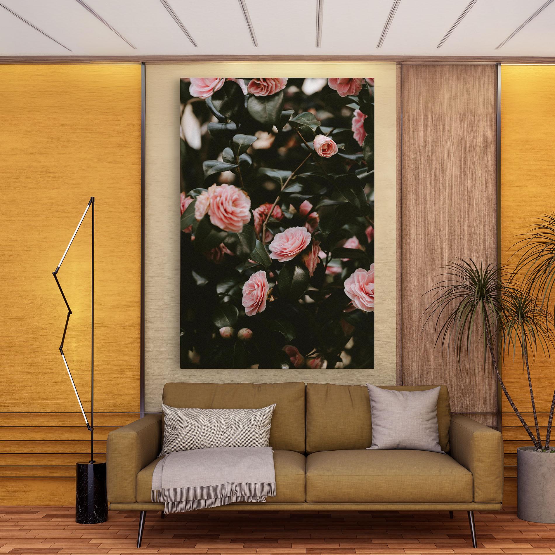 Tablou Canvas Rose Tree mockup 9