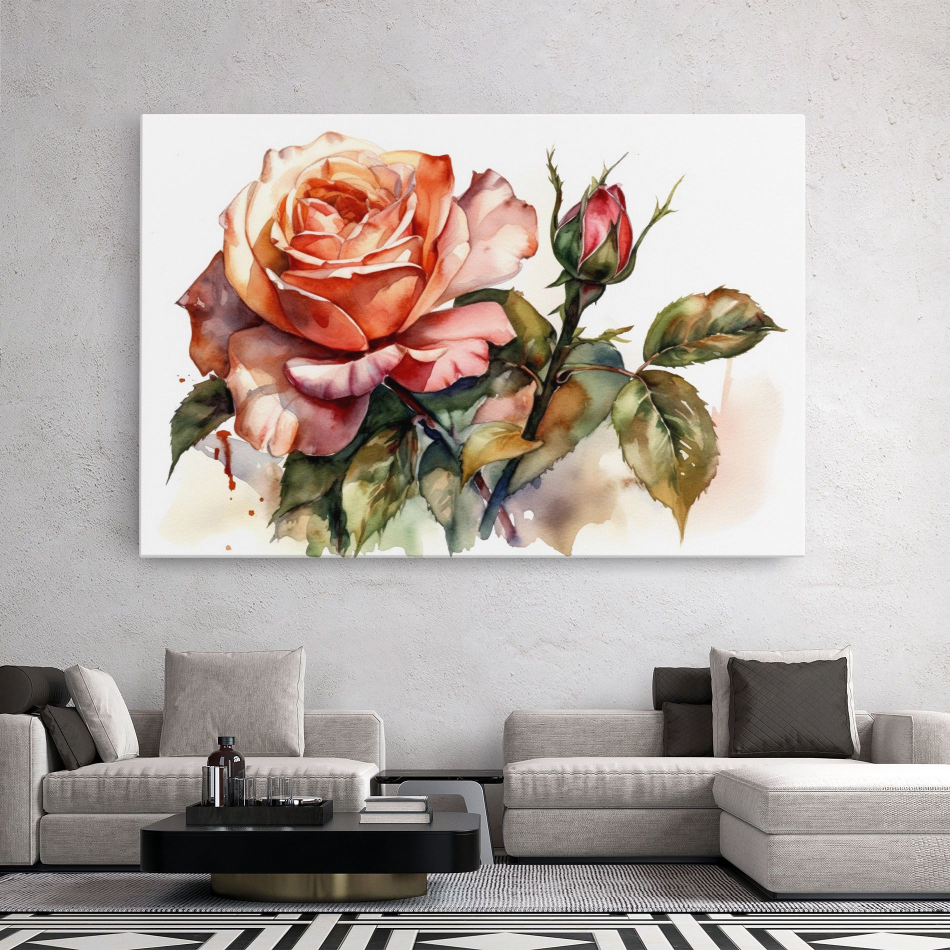 Big Rose Painted mockup 2