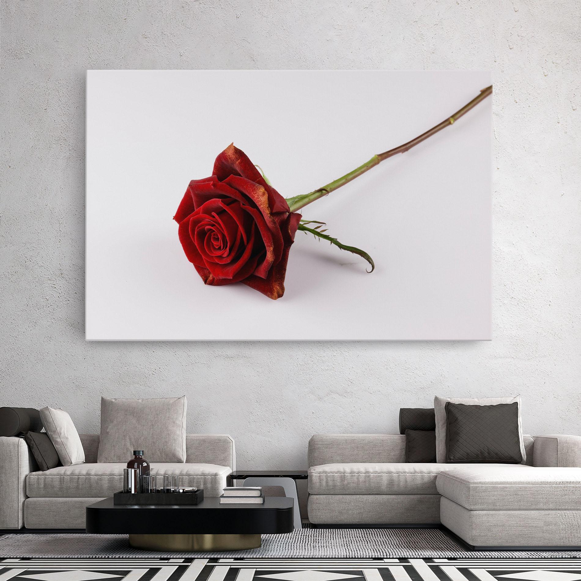 Tablou Canvas Lonely Rose mockup 2