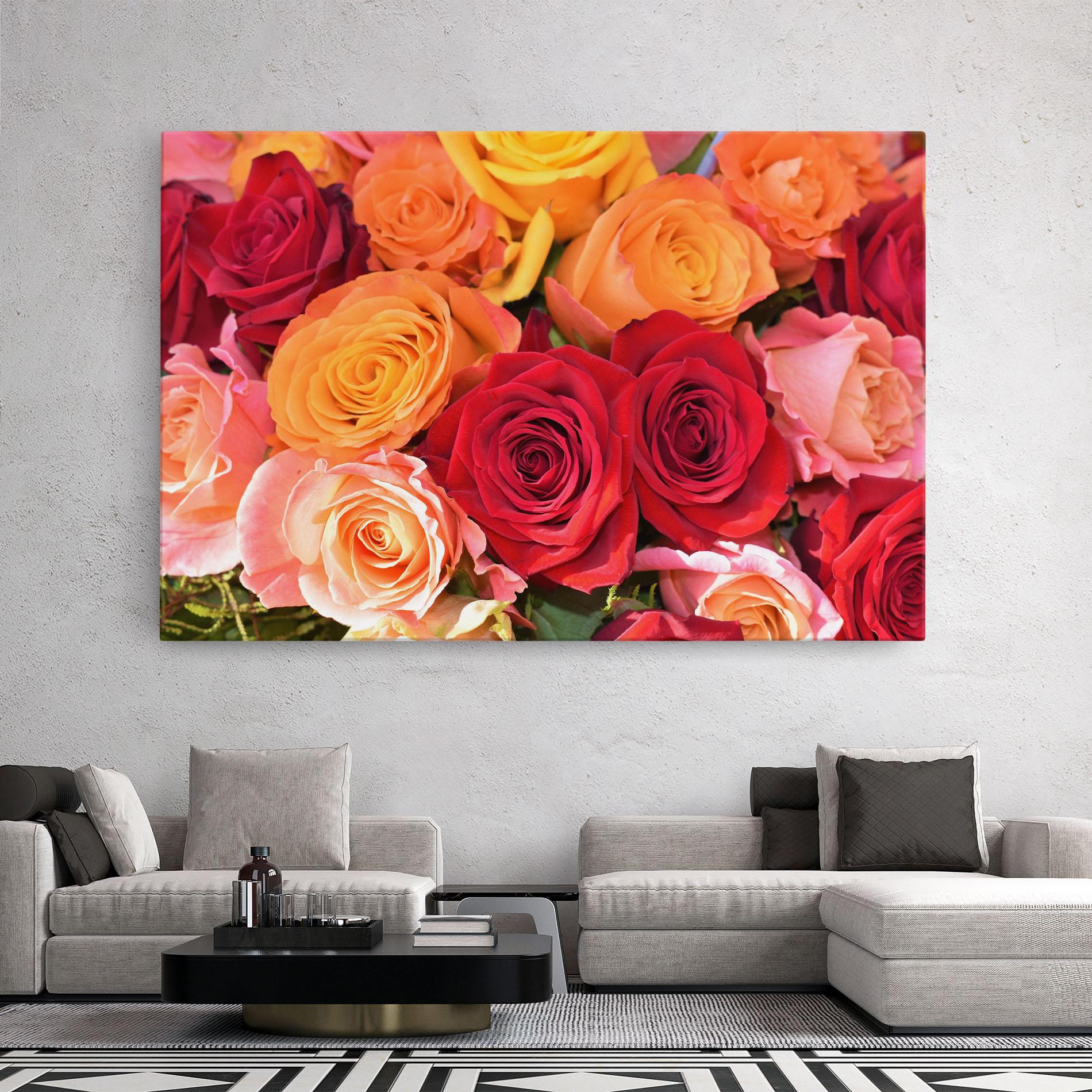 Tablou Canvas Mixed Roses mockup 2