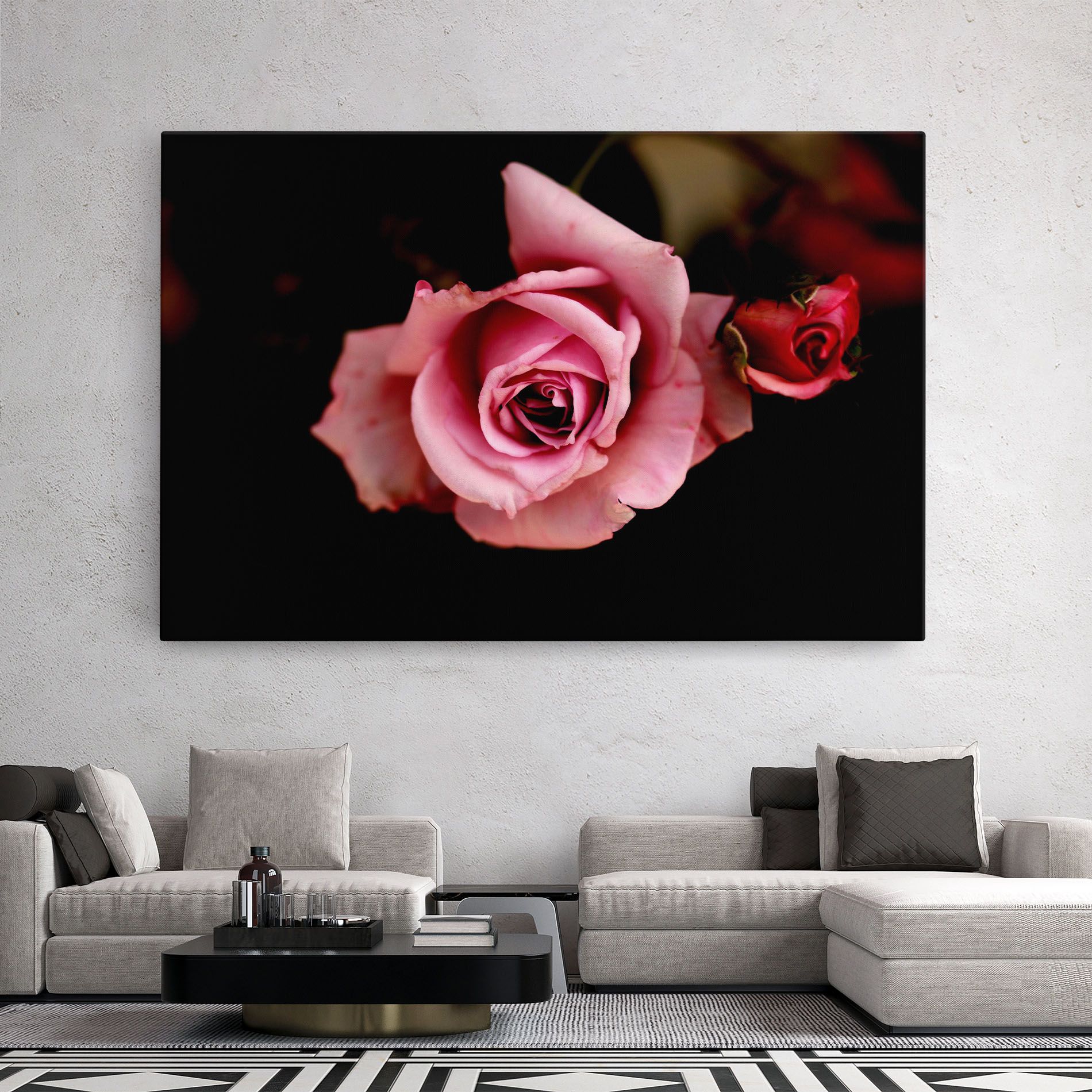Opened Pink Rose mockup 2
