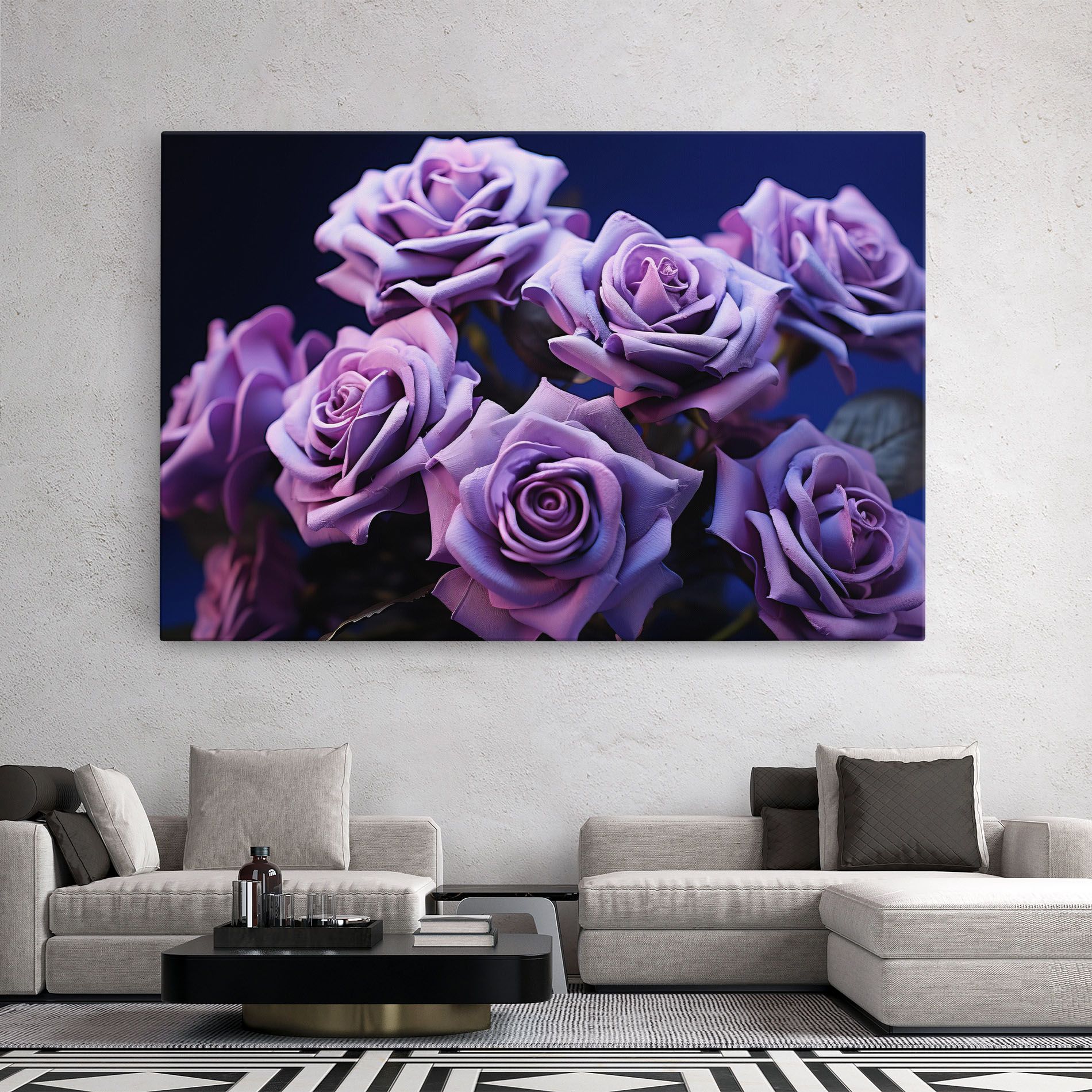 Pastel Purple Rose mockup 2