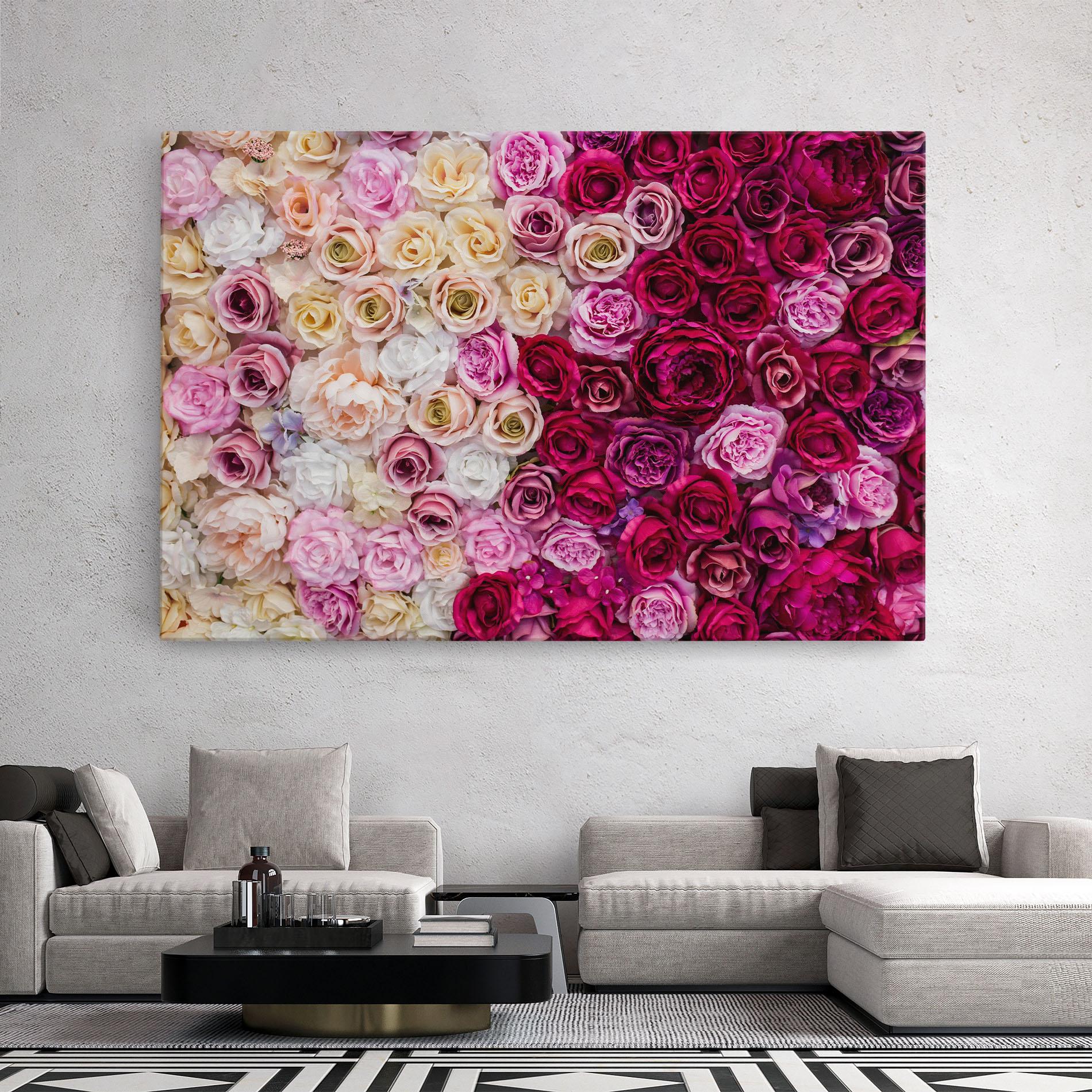 Tablou Canvas Perete Trandafiri mockup 2