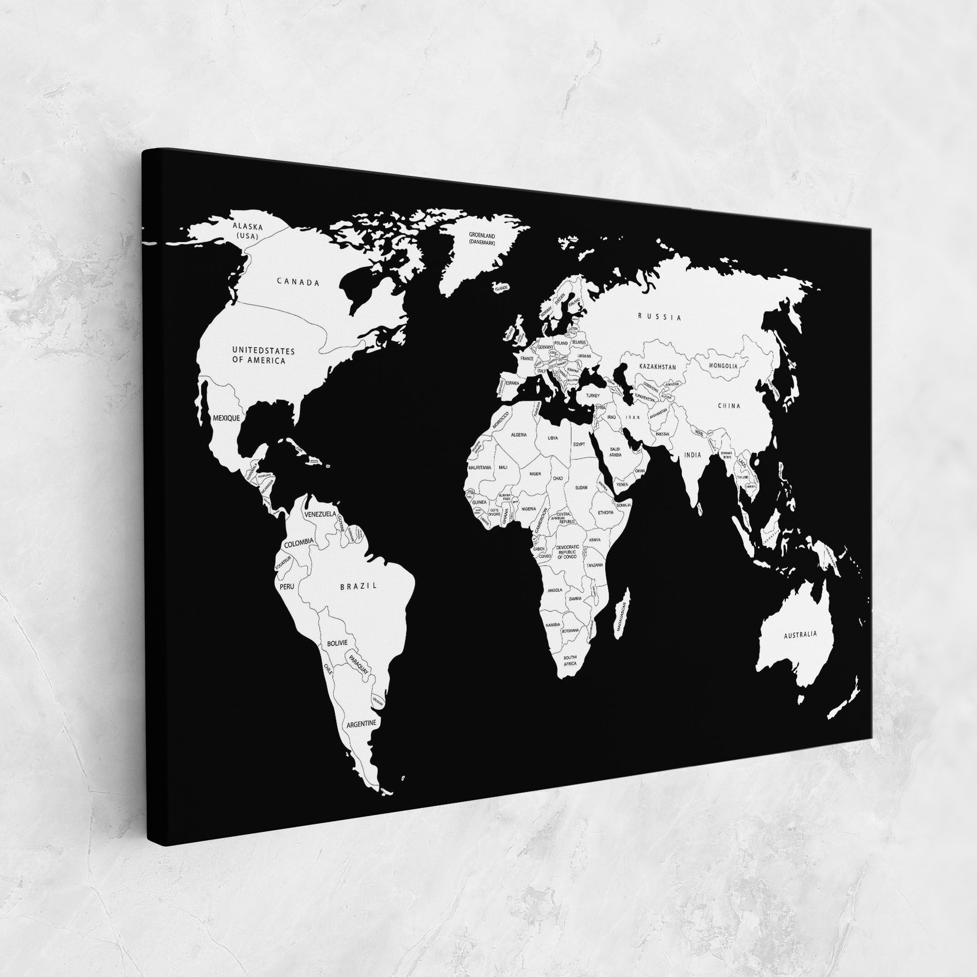 White World Map mockup 1