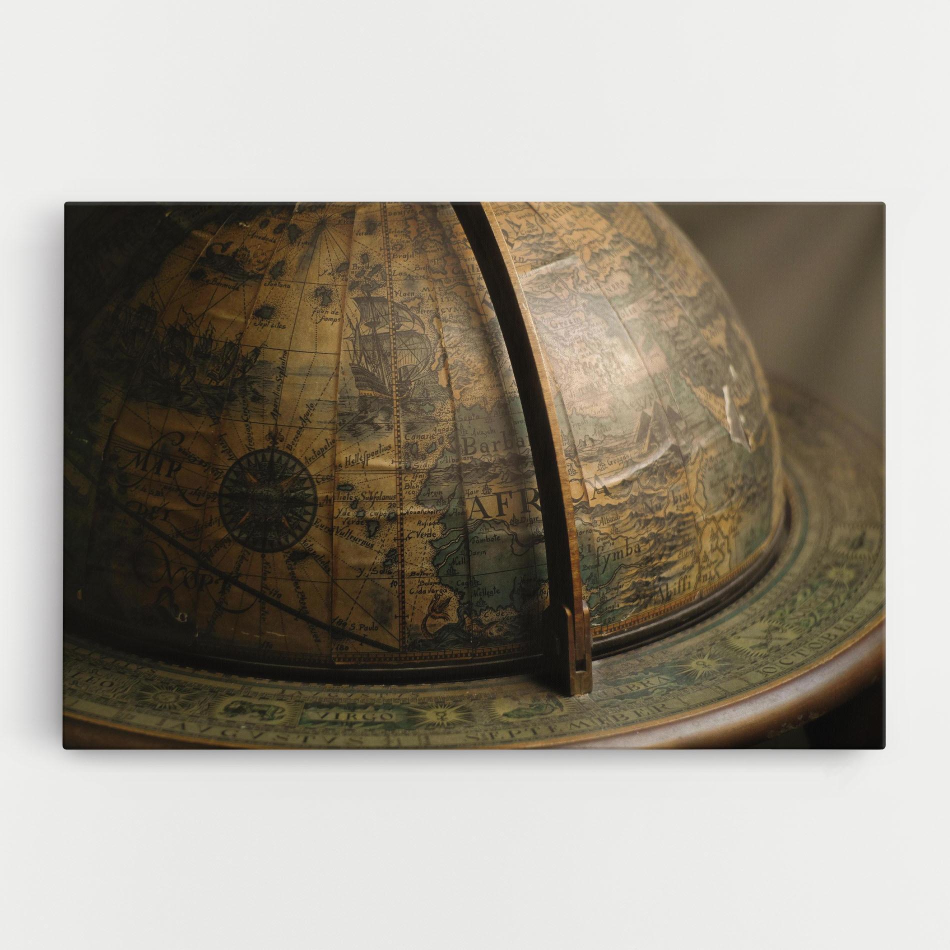 Tablou Canvas Globe Map mockup 0