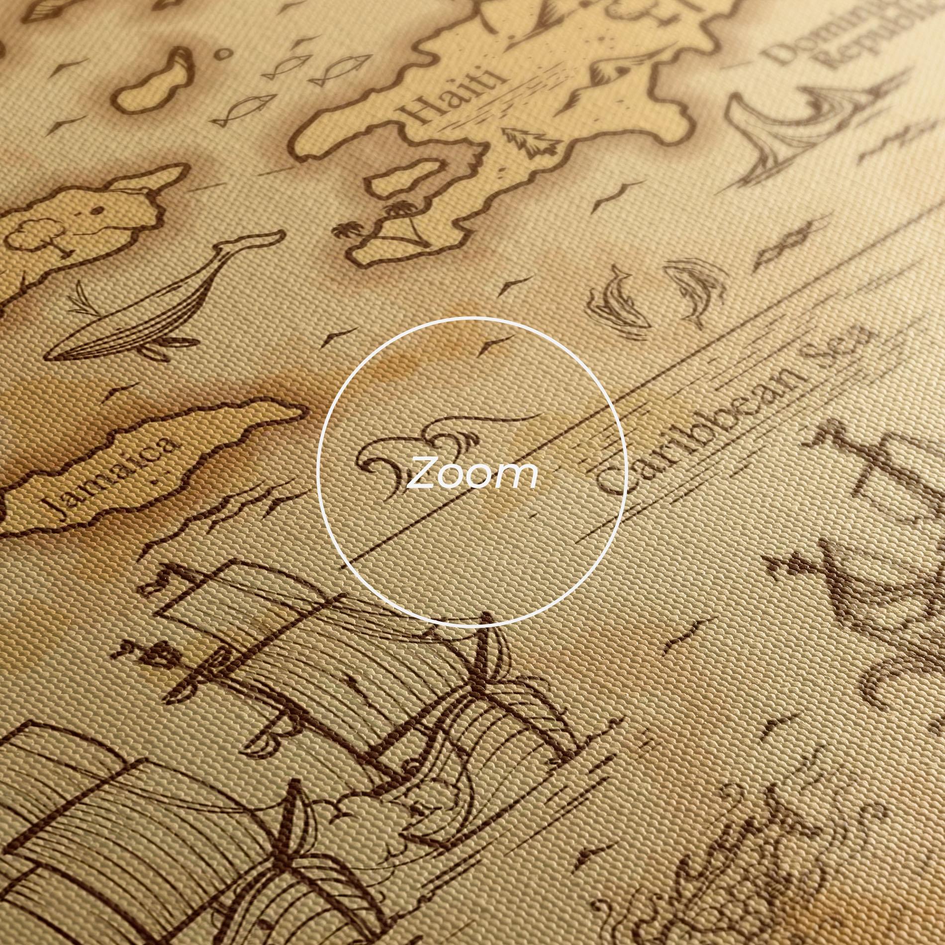 Tablou Canvas Caribbean Sea mockup 3