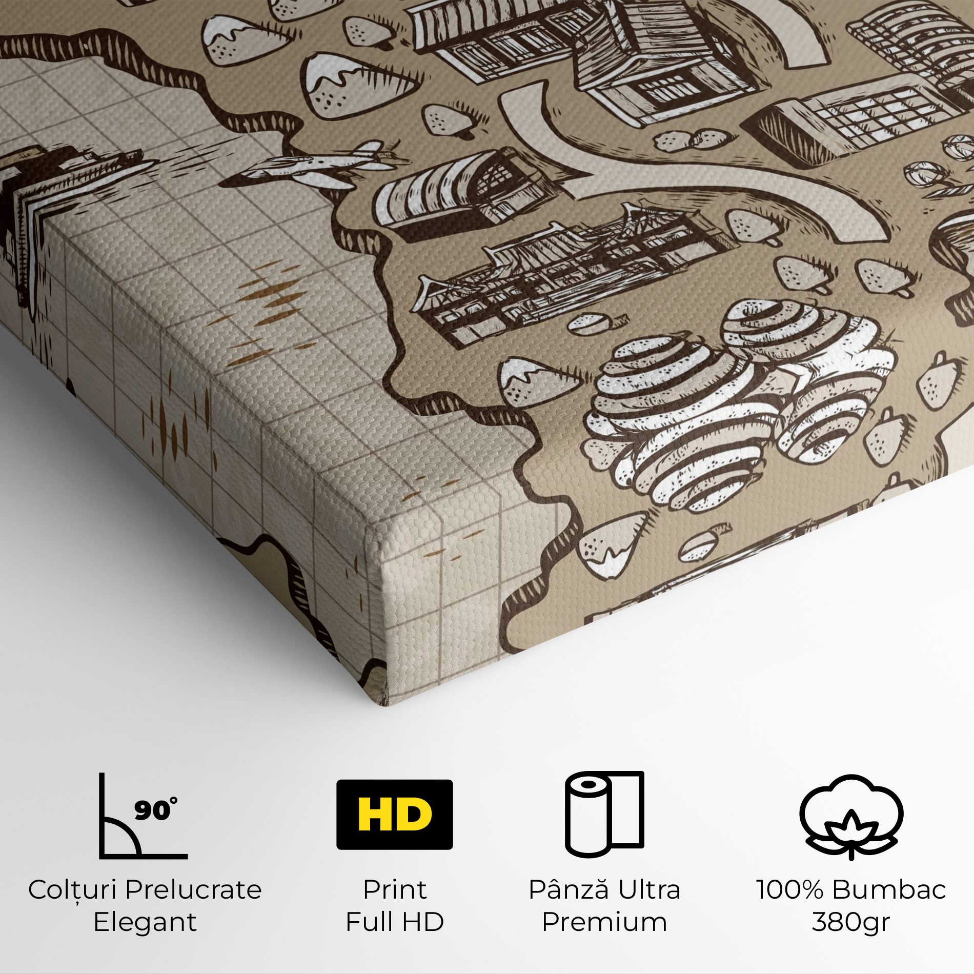 Old Korea Map mockup 4