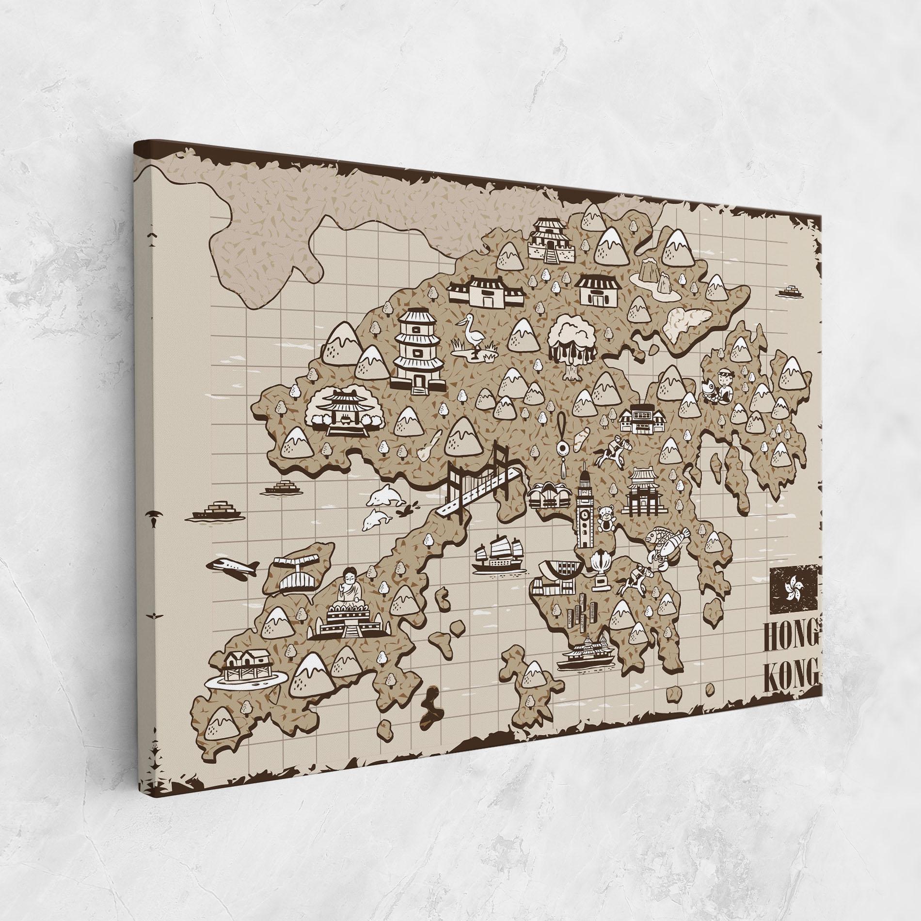 Tablou Canvas Hong Kong mockup 1