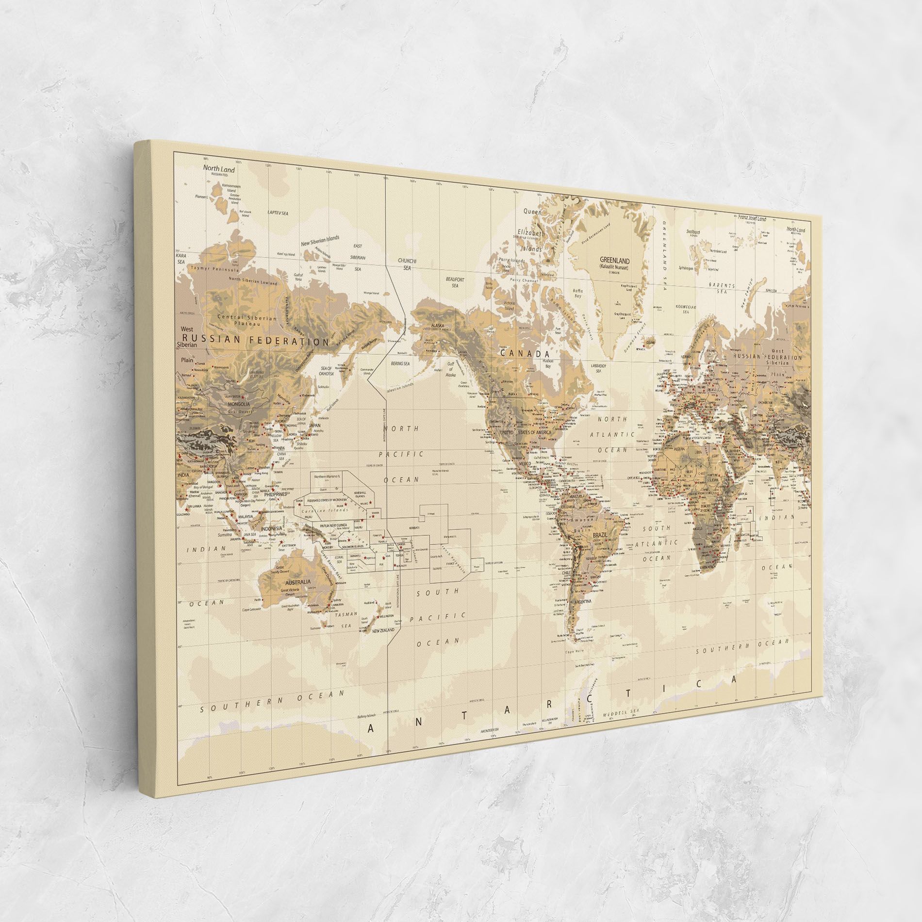 Old Canada Map mockup 1
