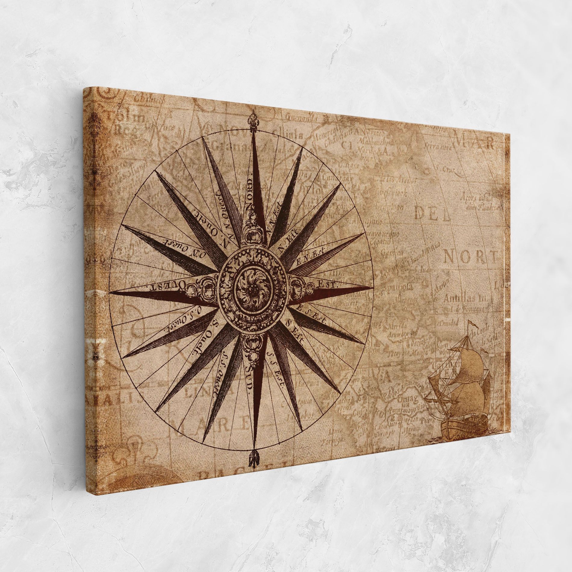 Vintage Map mockup 1