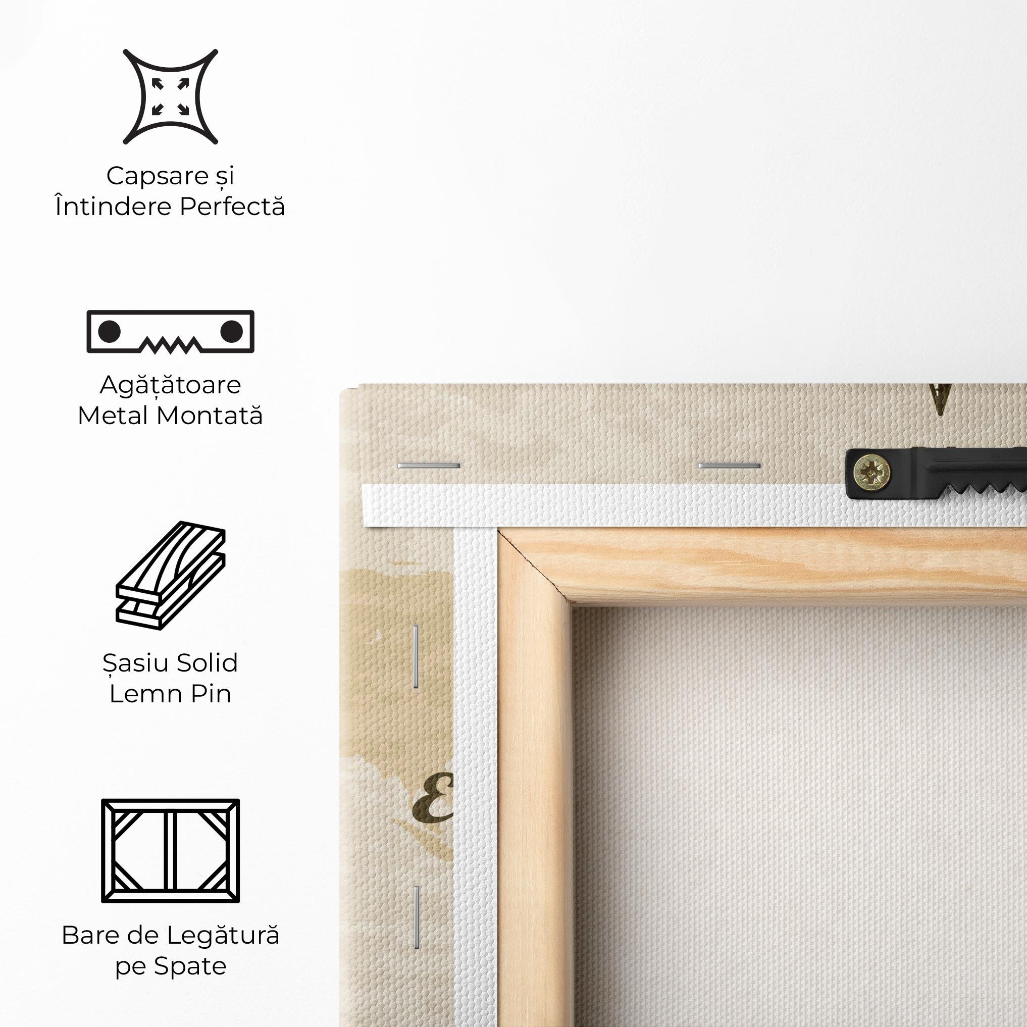 Tablou Canvas Nautical Compass mockup 5