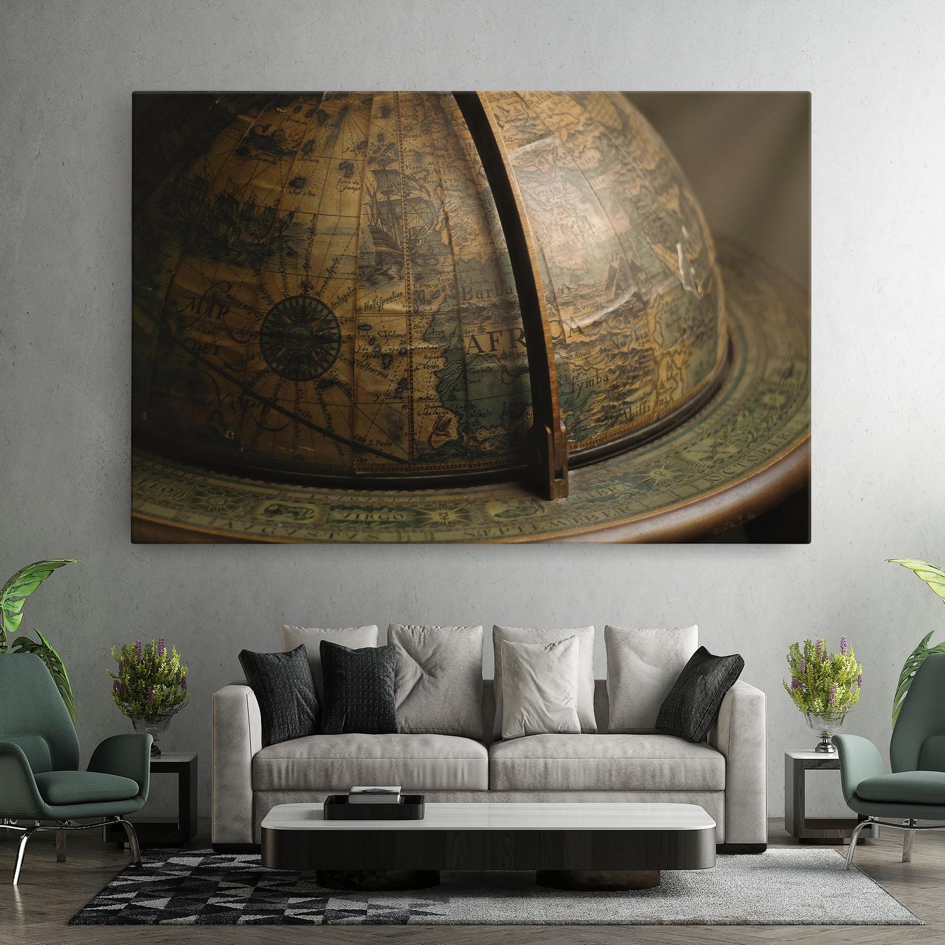 Tablou Canvas Globe Map mockup 7