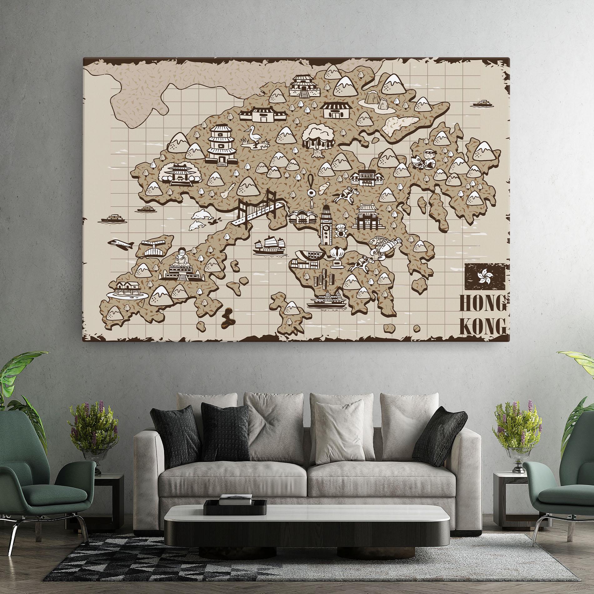 Tablou Canvas Hong Kong mockup 7