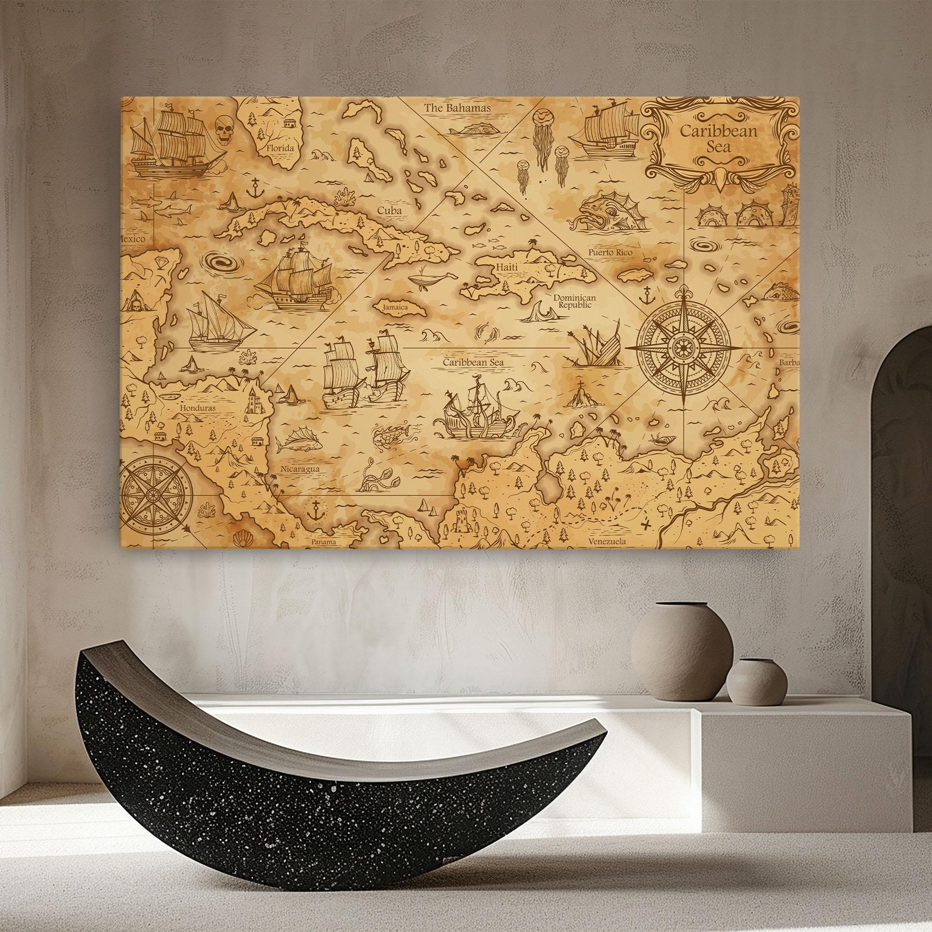 Tablou Canvas Caribbean Sea mockup 8