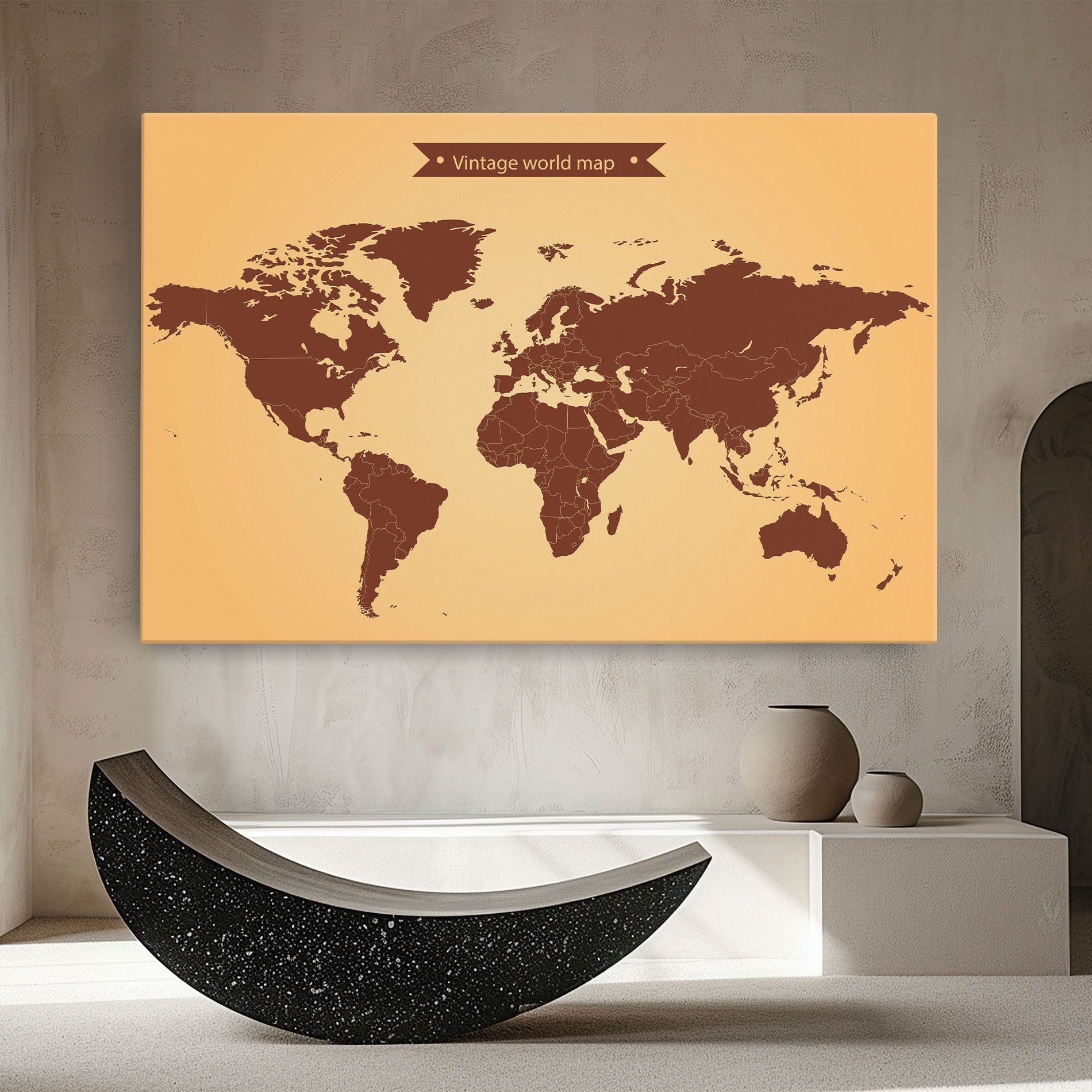 Vintage World Map mockup 8