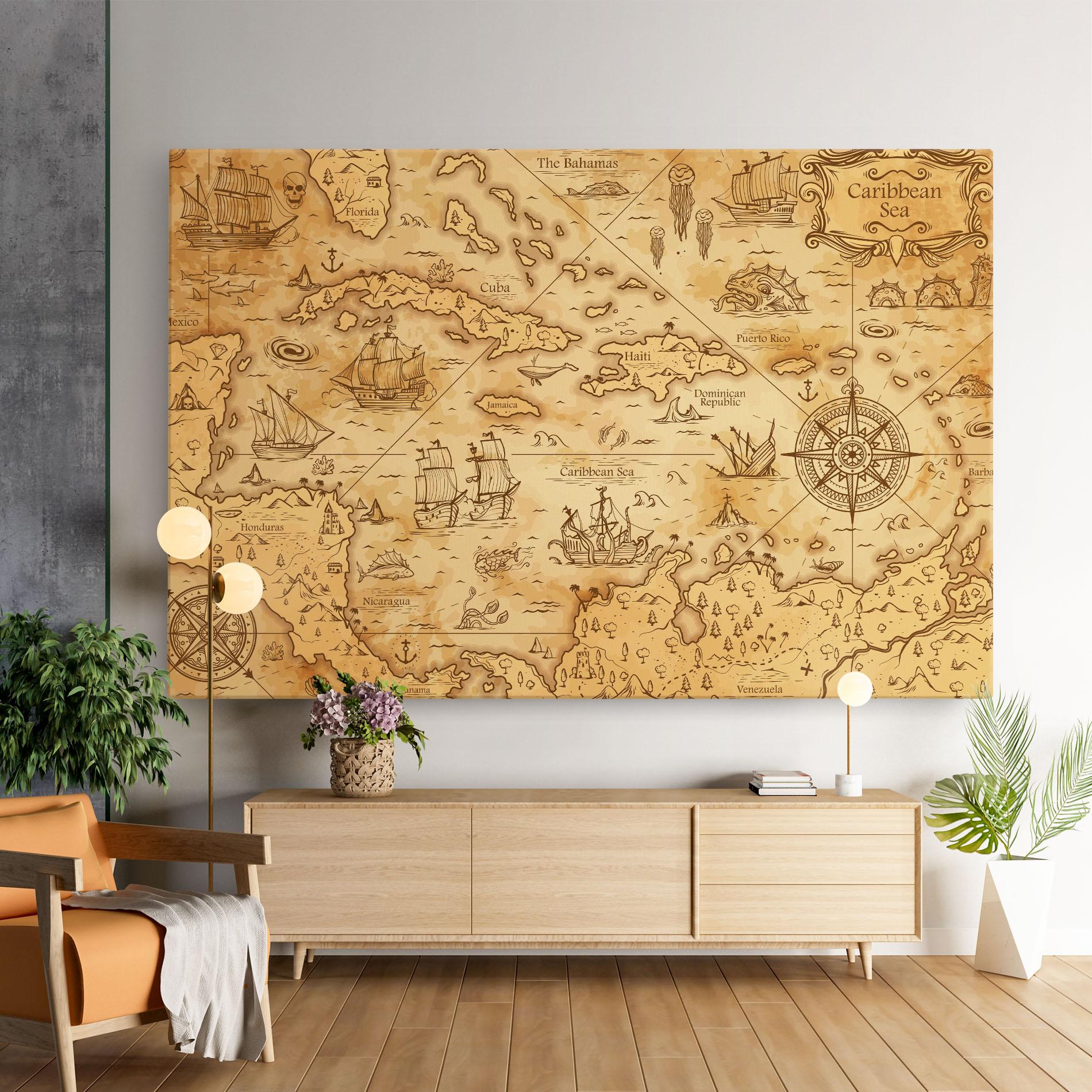 Tablou Canvas Caribbean Sea mockup 9