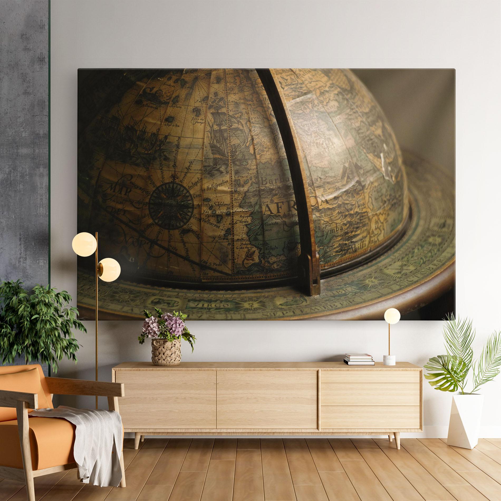 Tablou Canvas Globe Map mockup 9