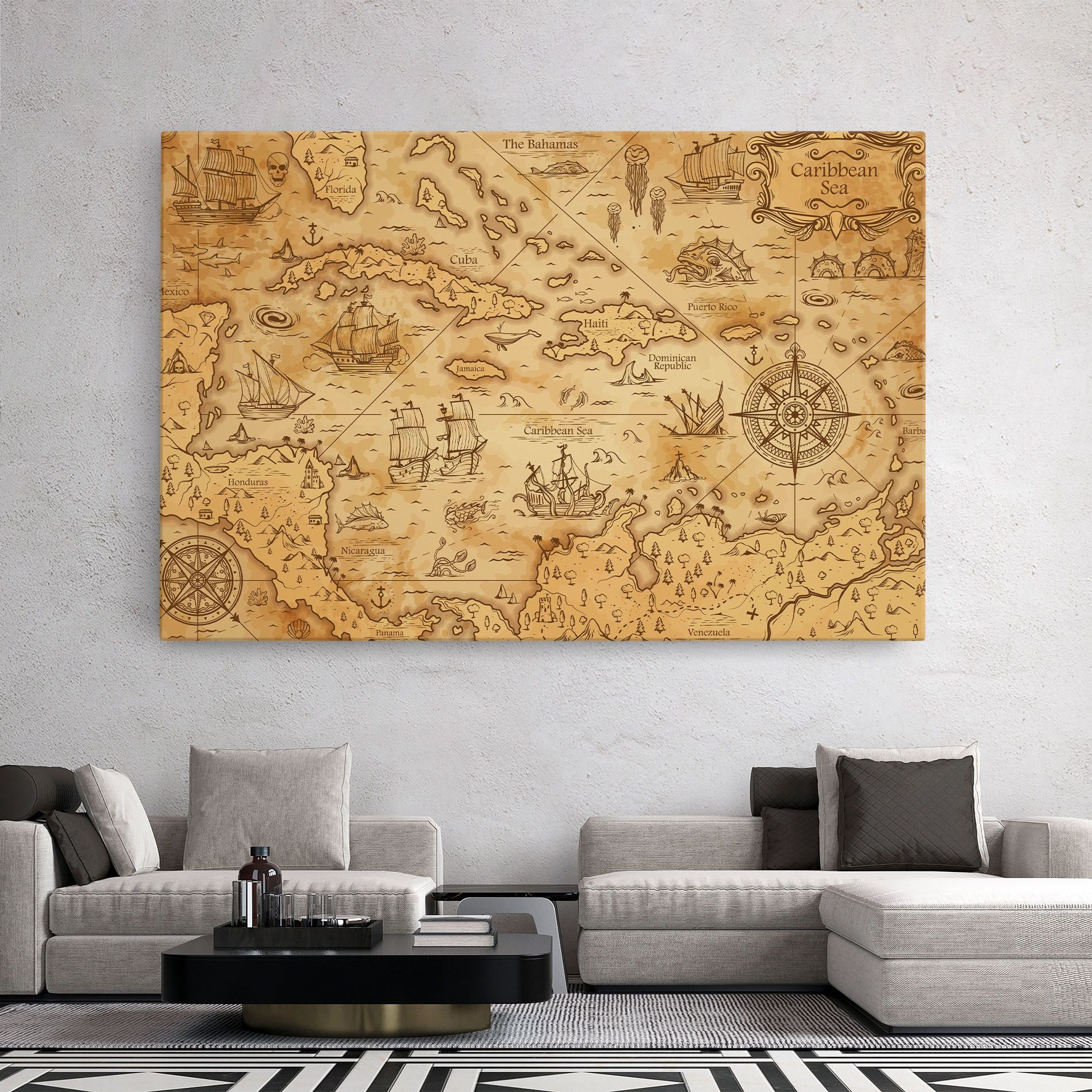 Caribbean Sea mockup 2