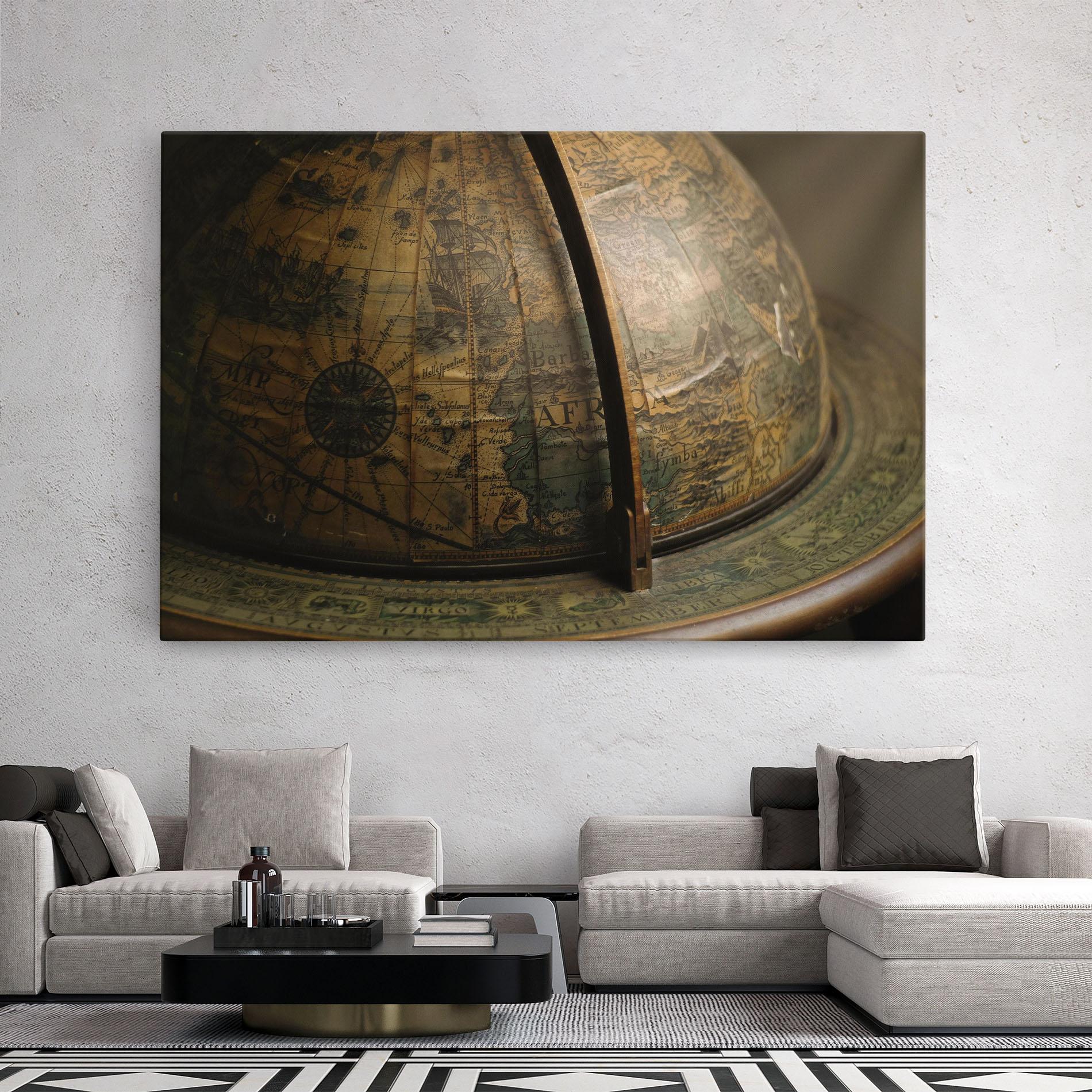 Tablou Canvas Globe Map mockup 2