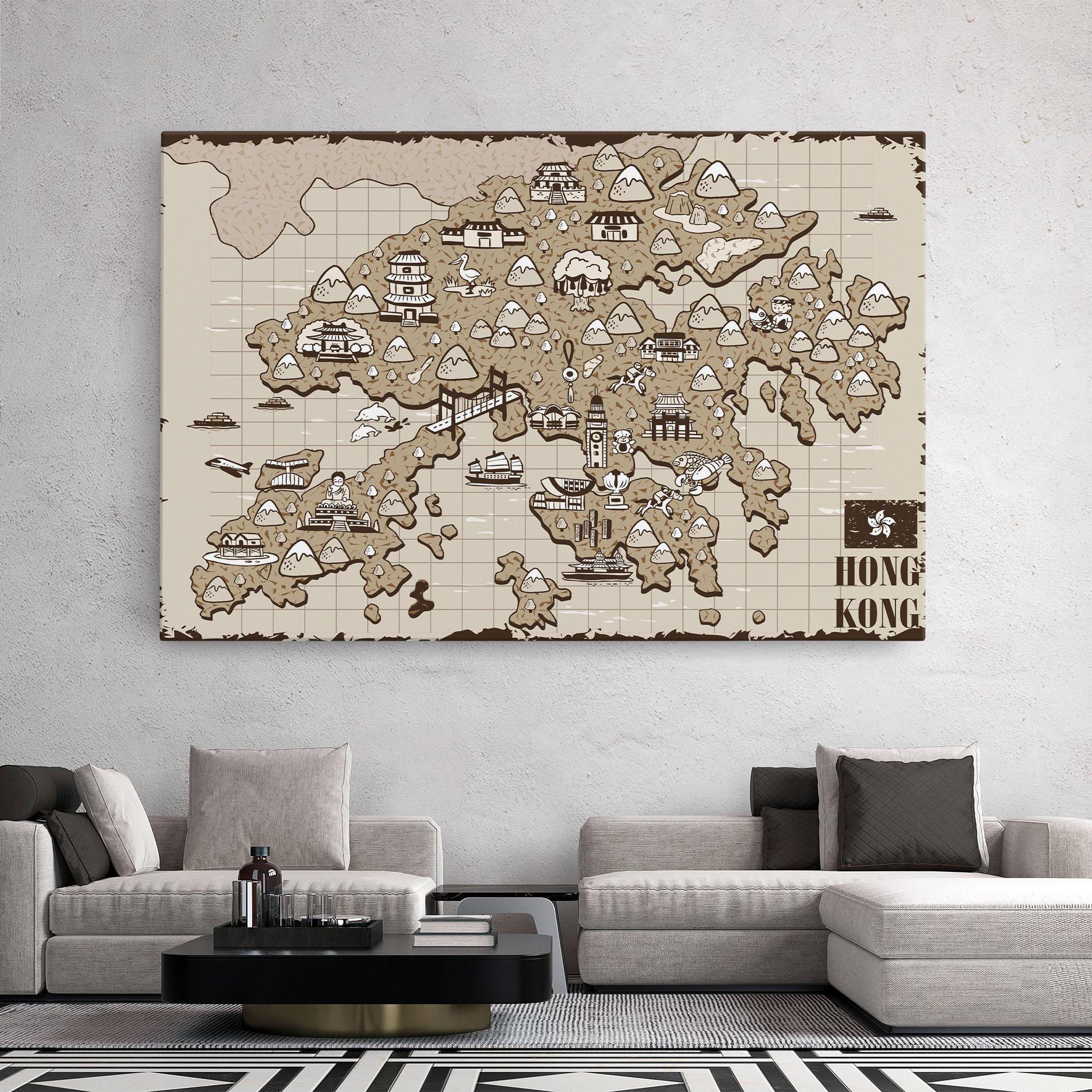 Tablou Canvas Hong Kong mockup 2