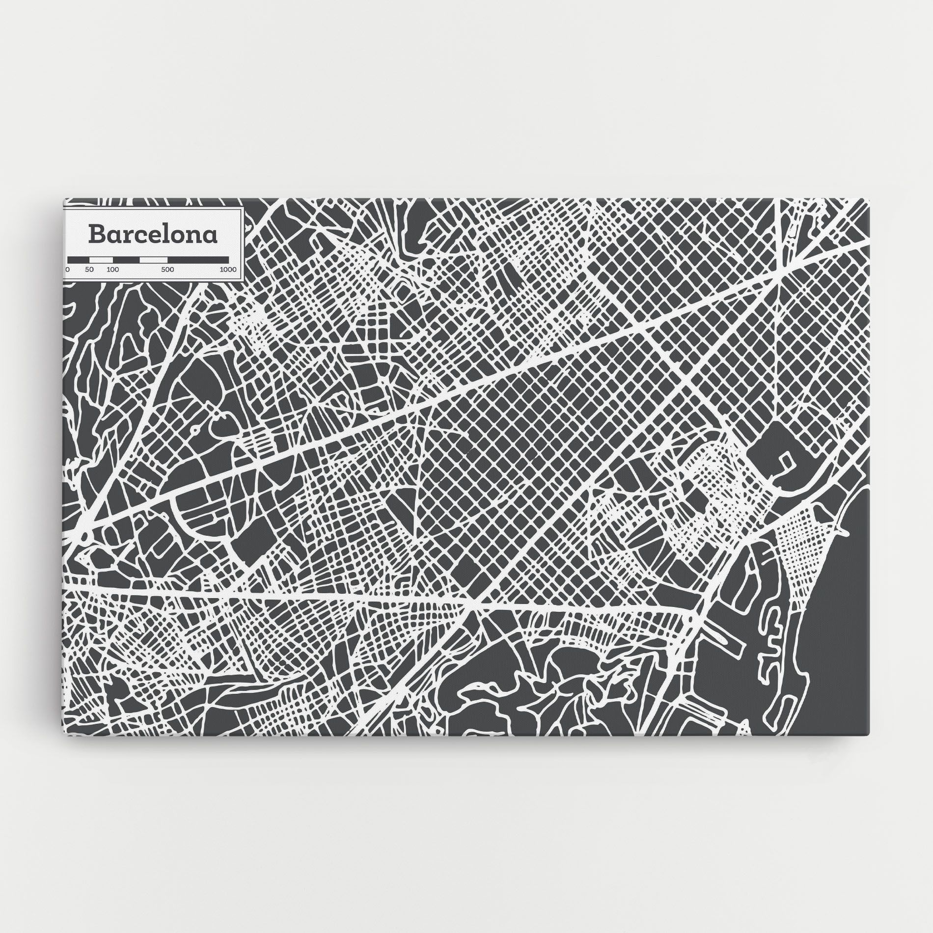 Barcelona Map mockup 0