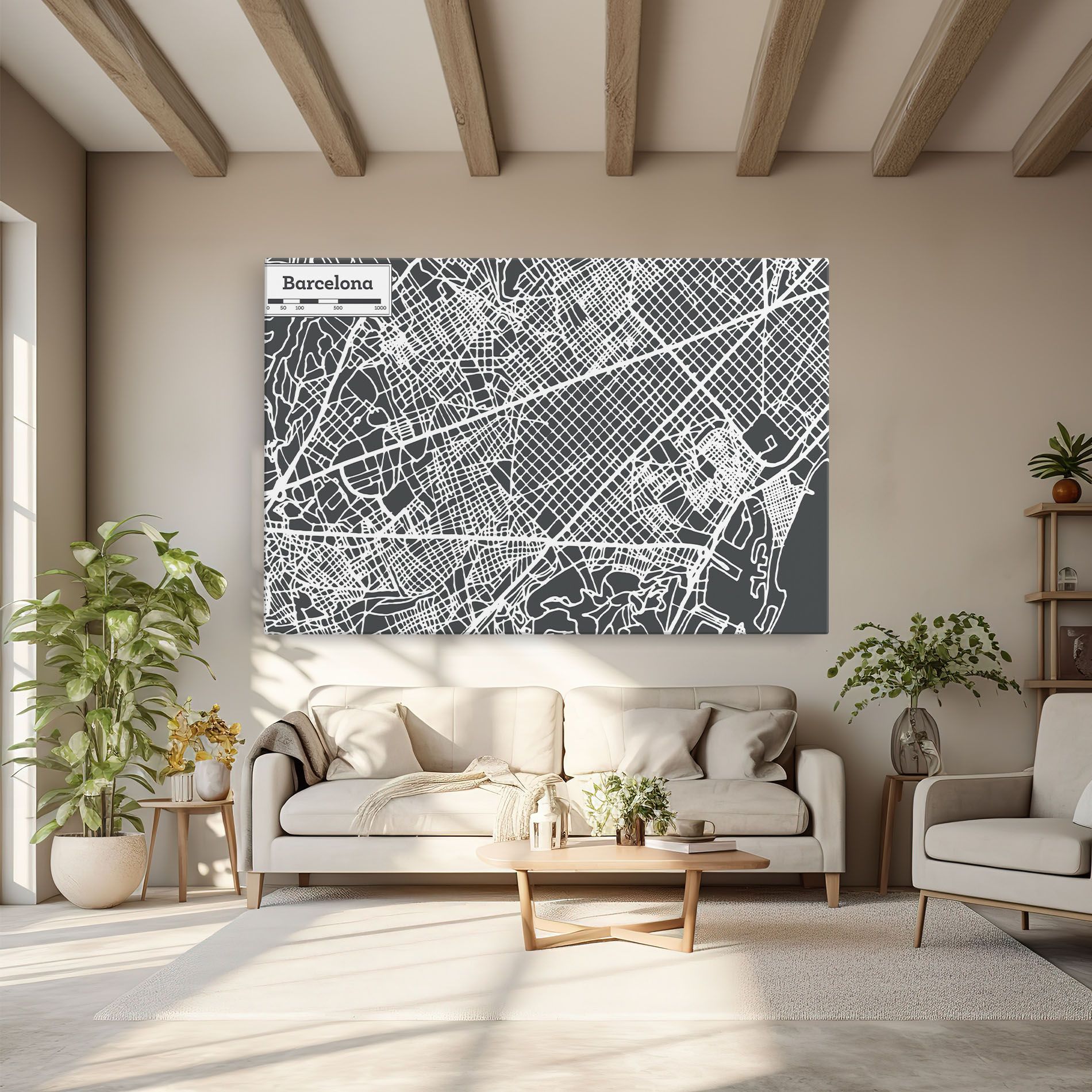 Barcelona Map mockup 6