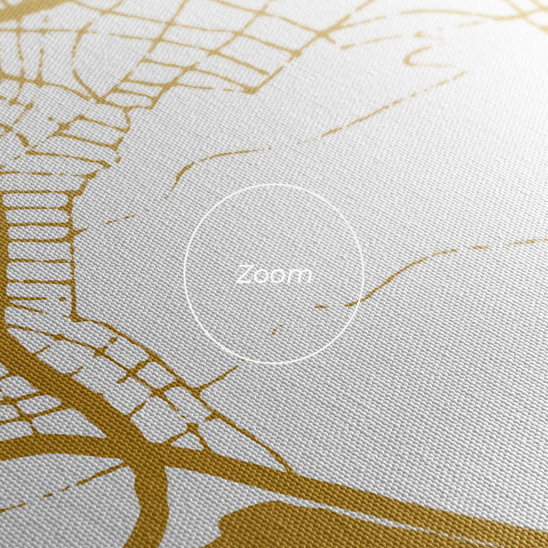 Tablou Canvas Chalcis Gold Map mockup 3