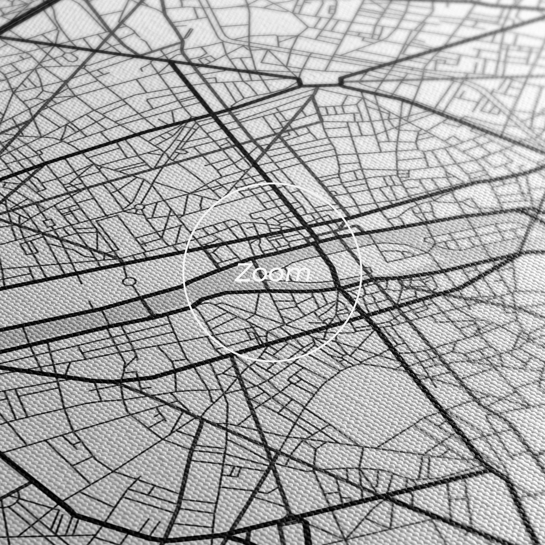 Tablou Canvas City Black Line mockup 3