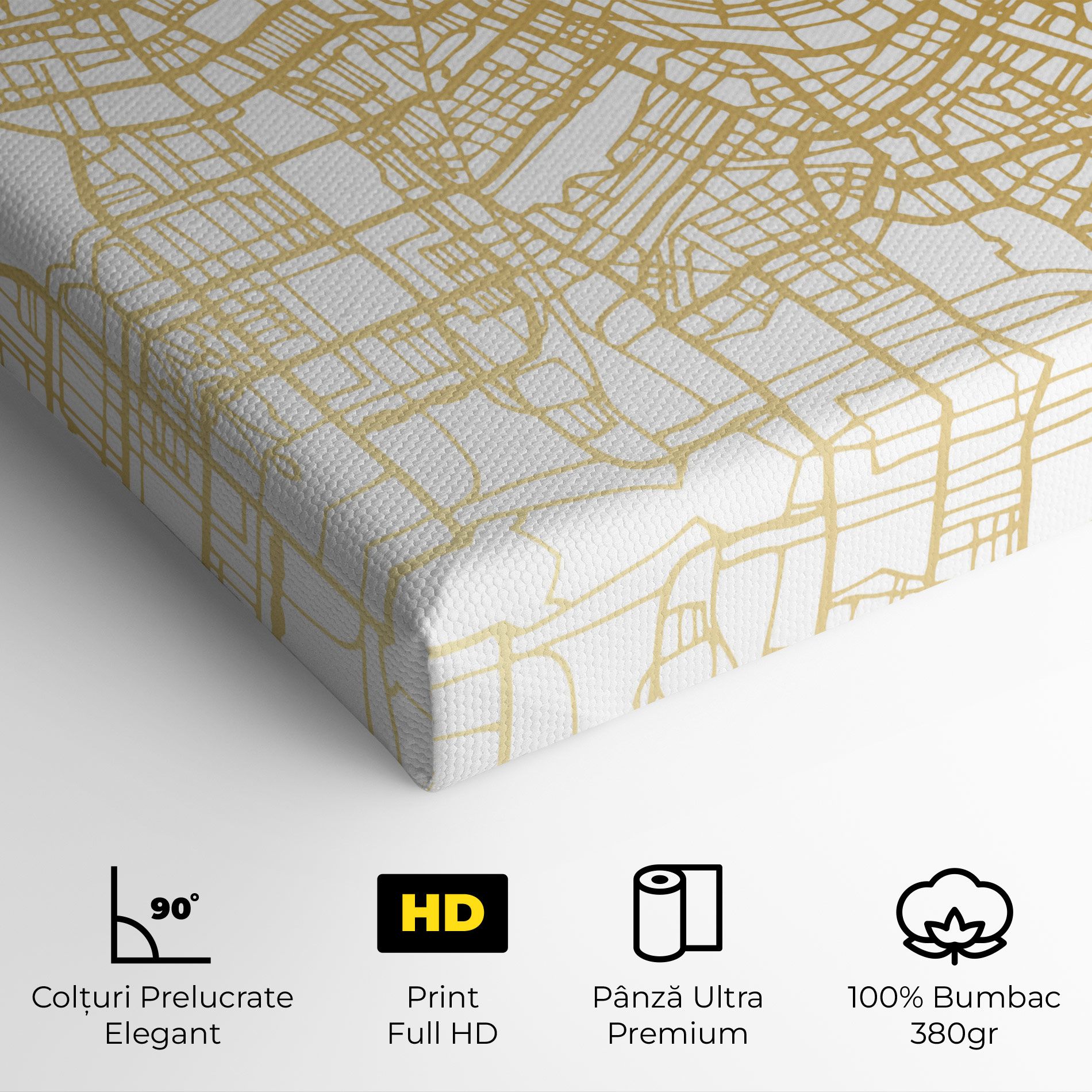 Amsterdam Gold Map mockup 4