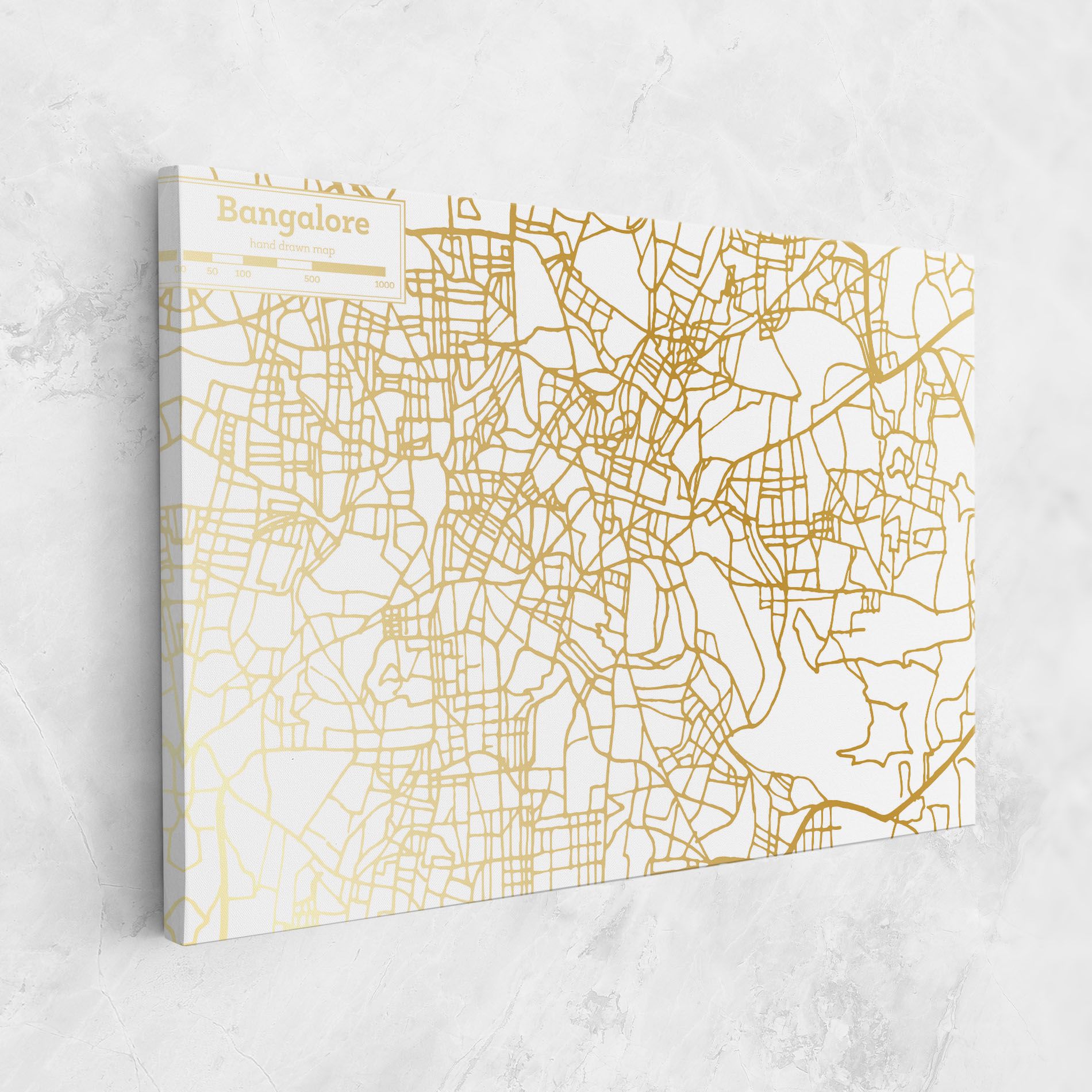 Bangalore Map mockup 1