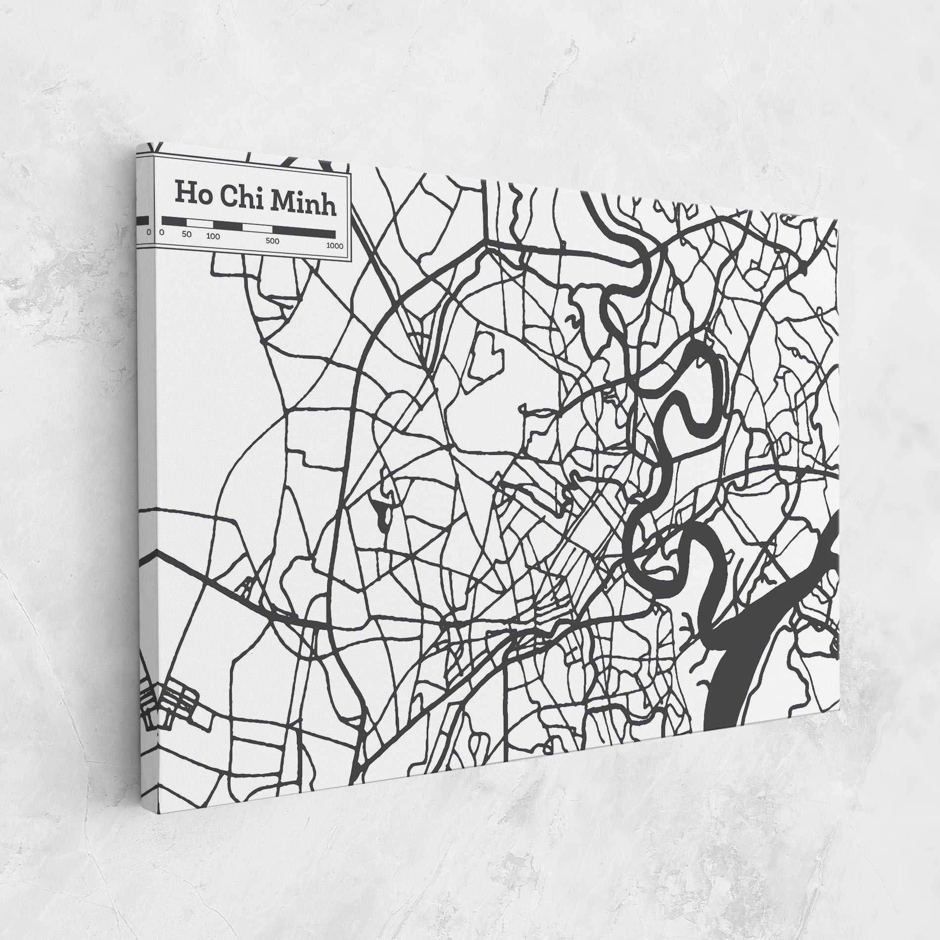 Ho Chi Minh Map mockup 1