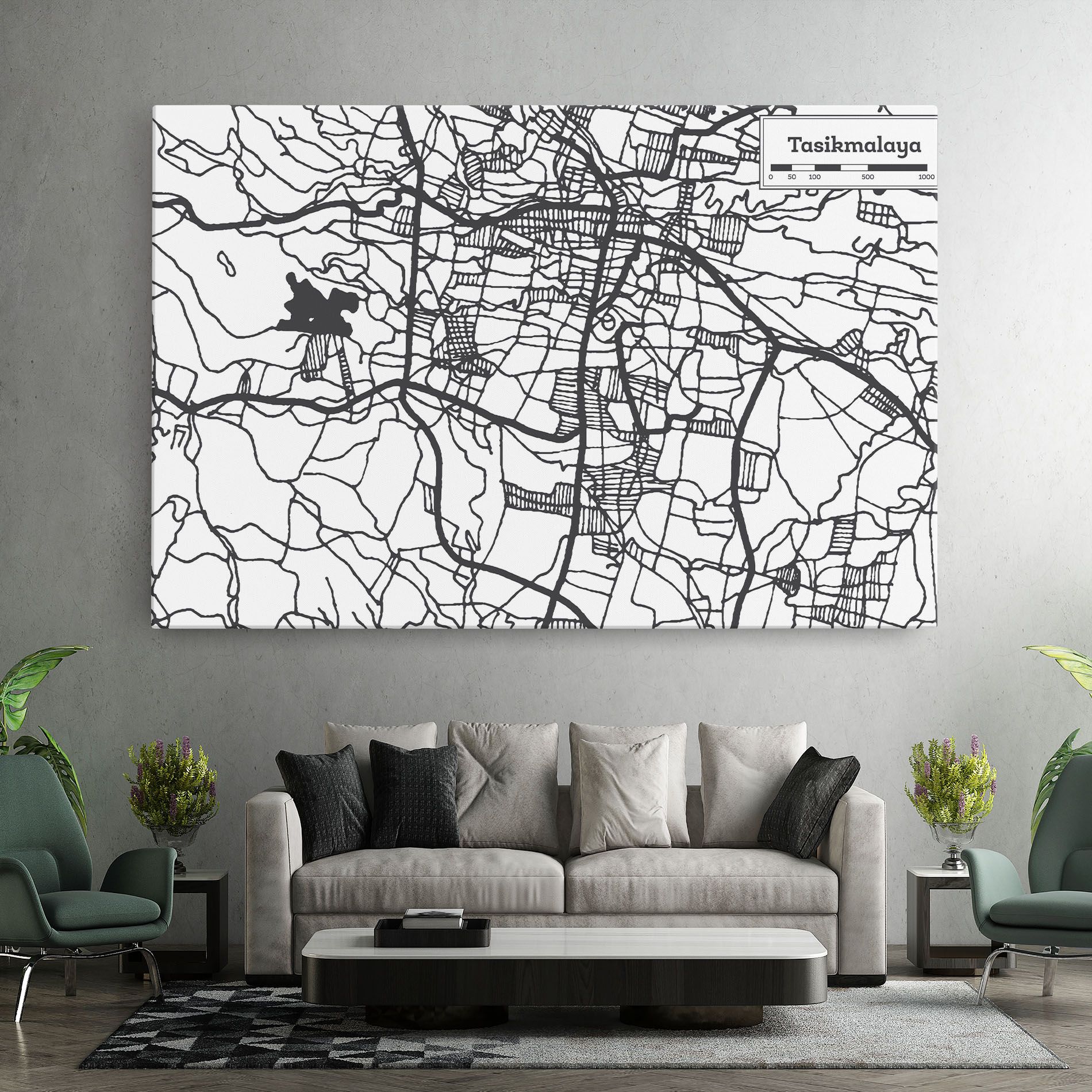 Tasikmalaya Map mockup 7