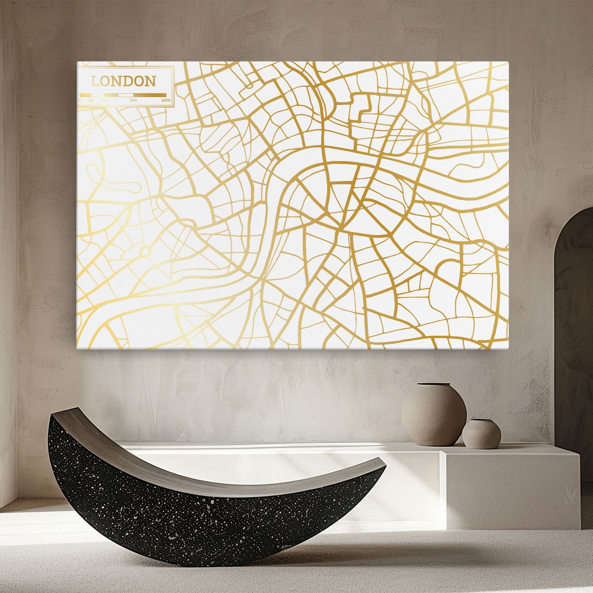 London Gold Map mockup 8