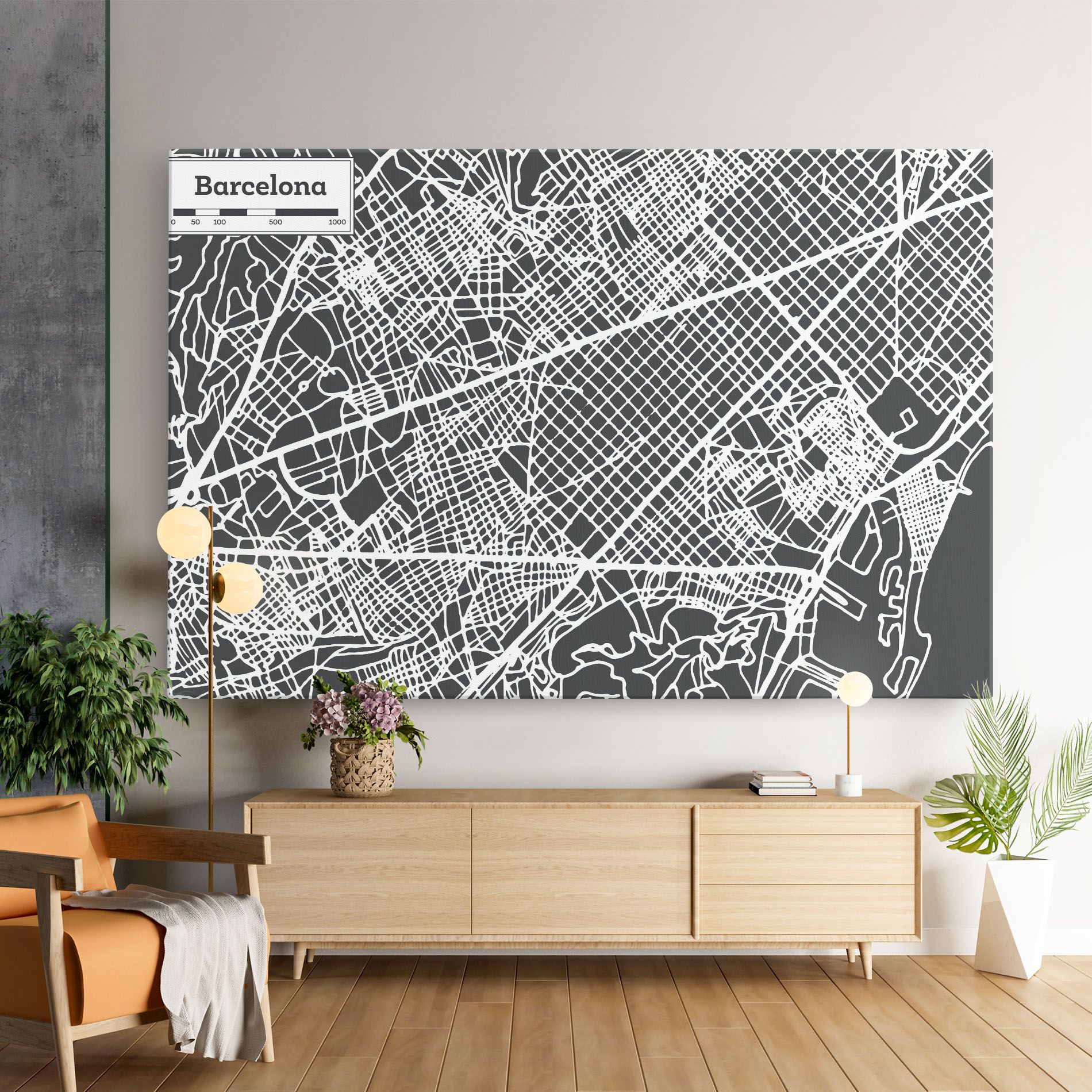 Barcelona Map mockup 9