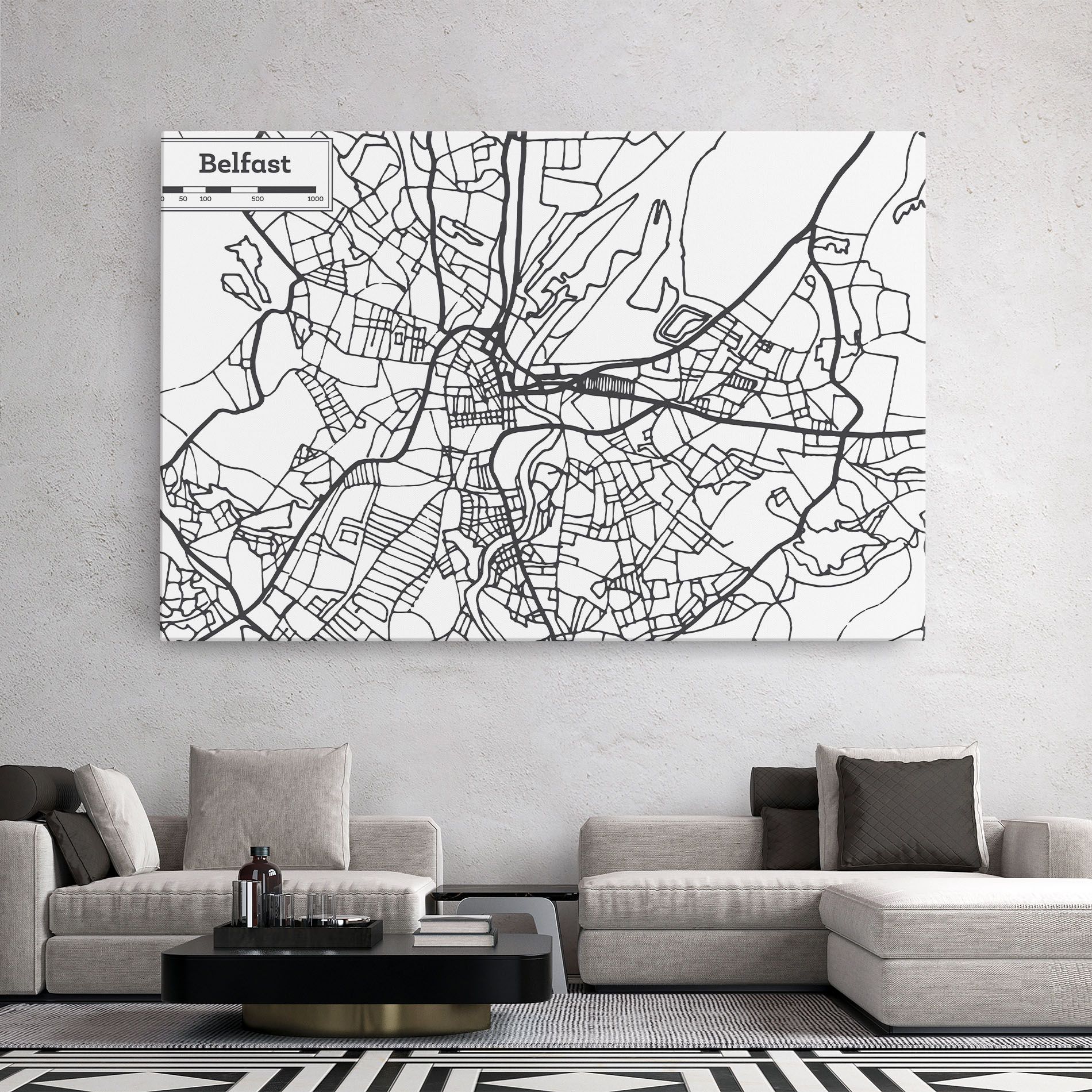 Belfast Map mockup 2