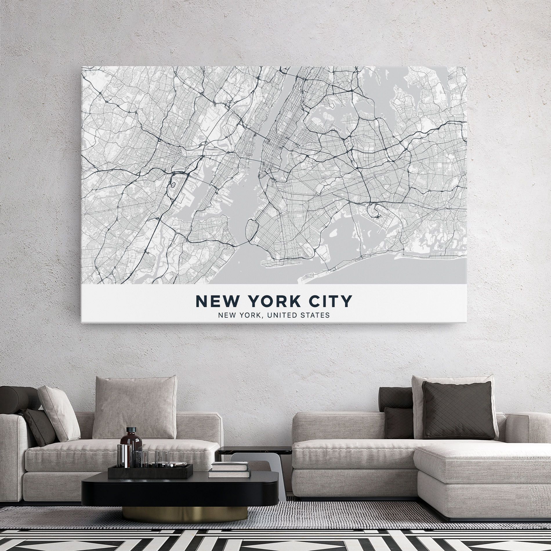 New York Map mockup 2