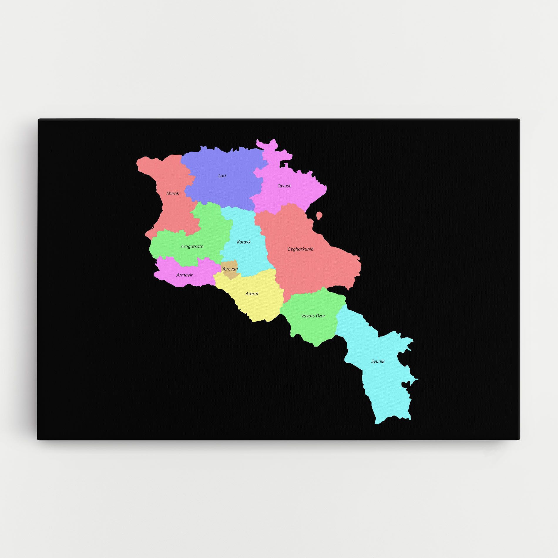 Armenia Map mockup 0