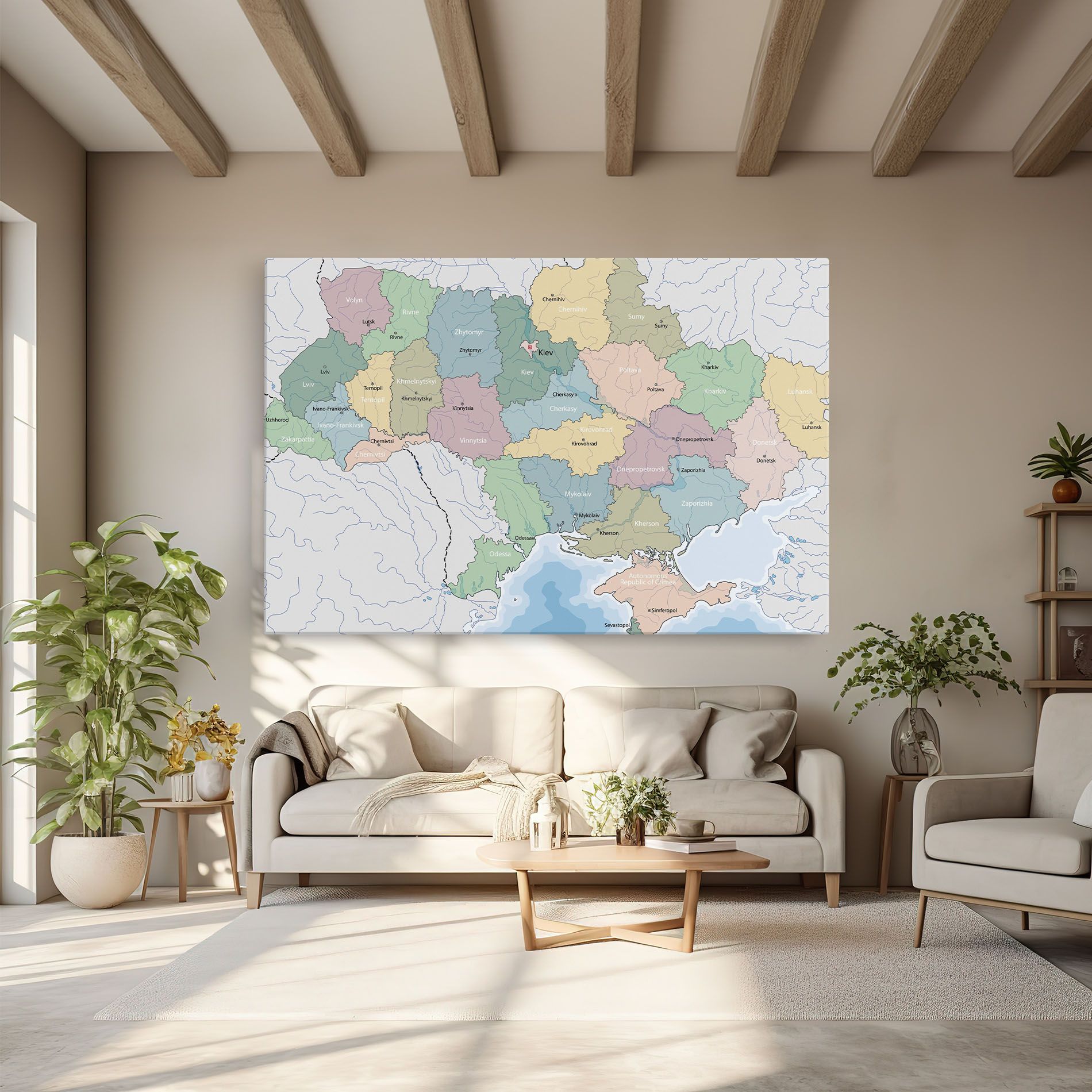 Ukraine Map mockup 6