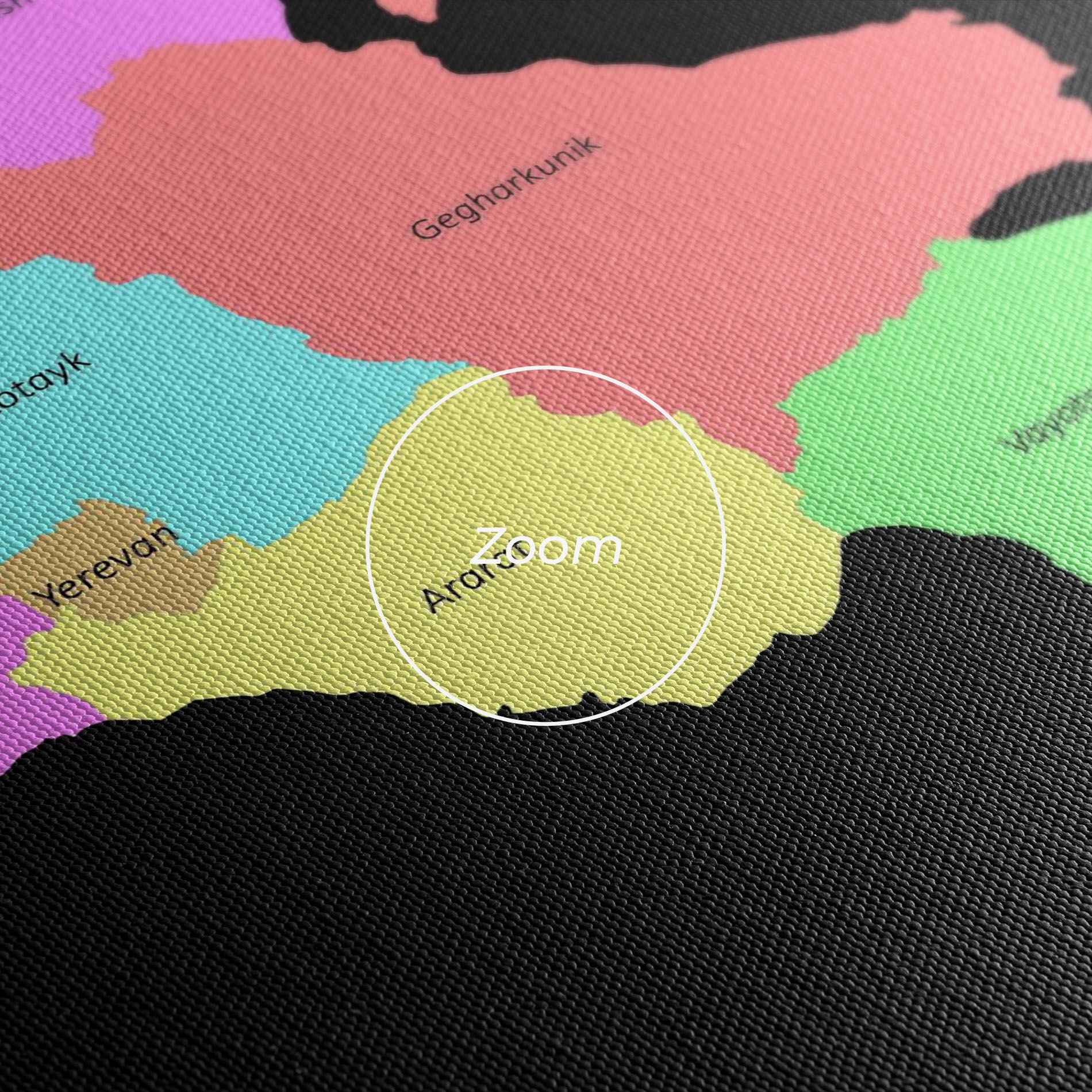 Armenia Map mockup 3