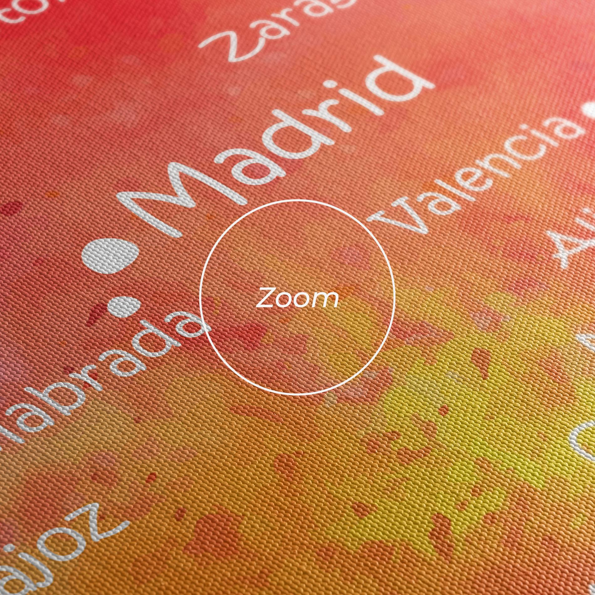 Tablou Canvas Spain Map mockup 3