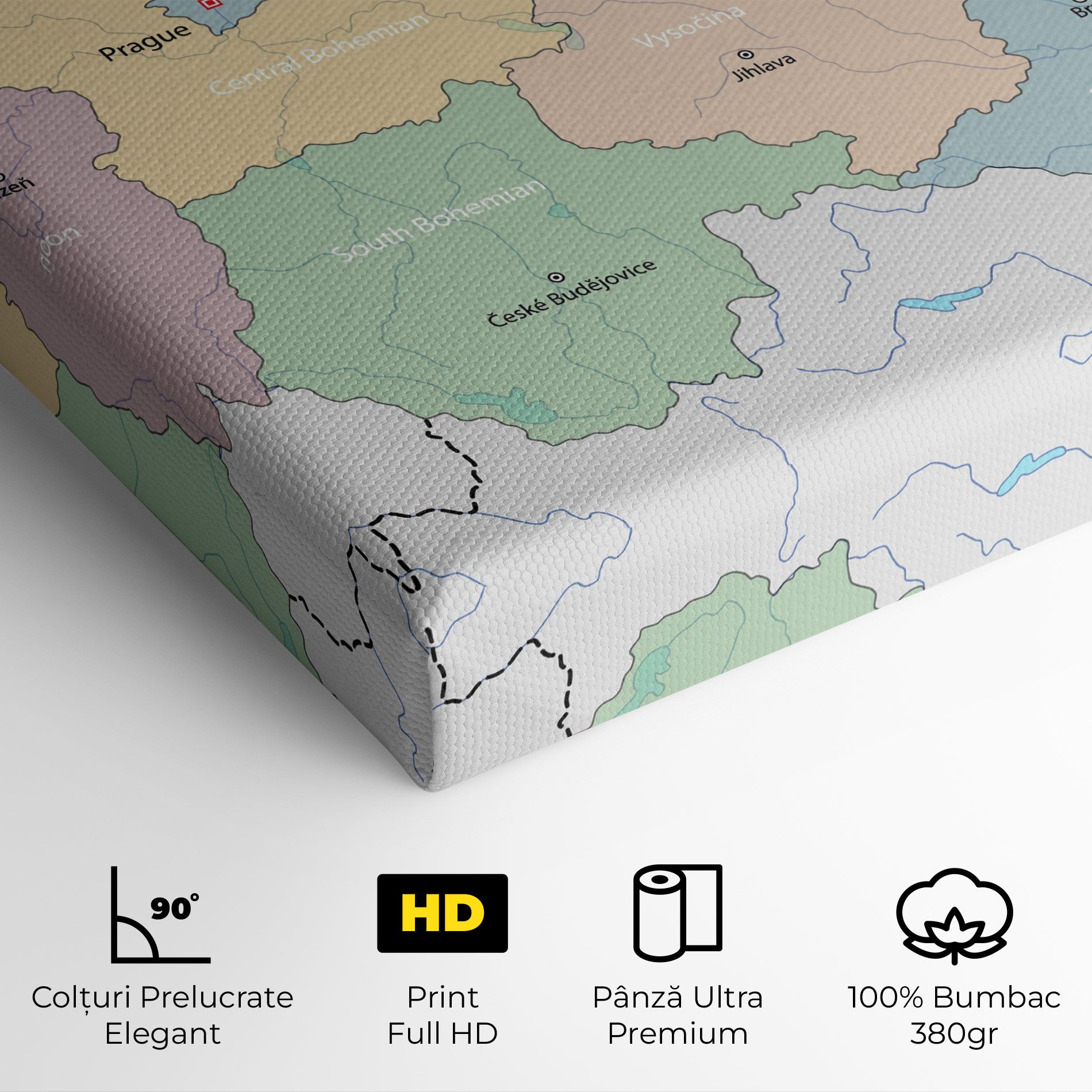 Czech Republic Map mockup 4