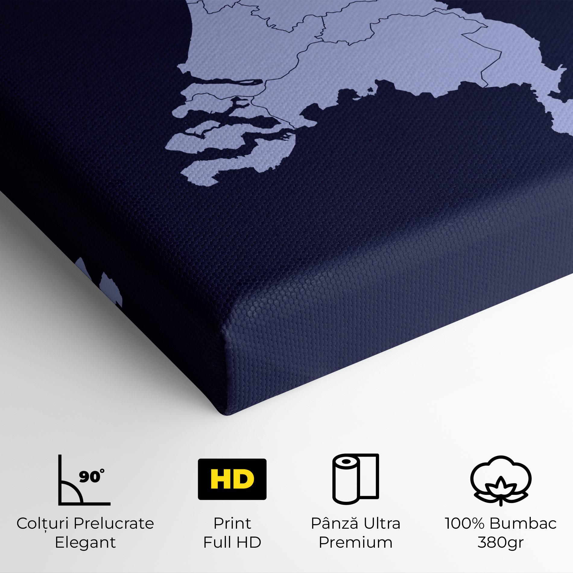 Tablou Canvas Netherlands Map mockup 4