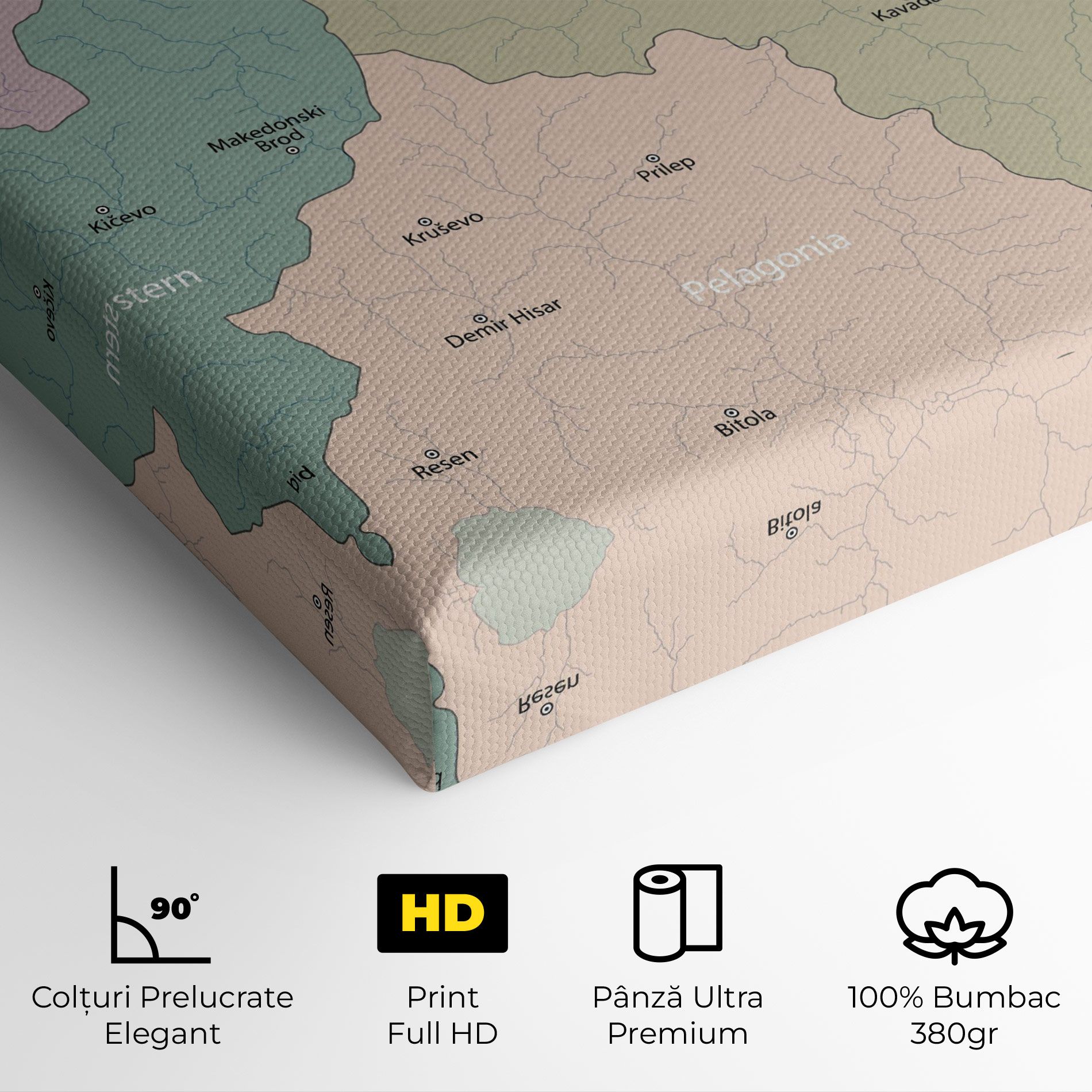 North Macedonia Map mockup 4