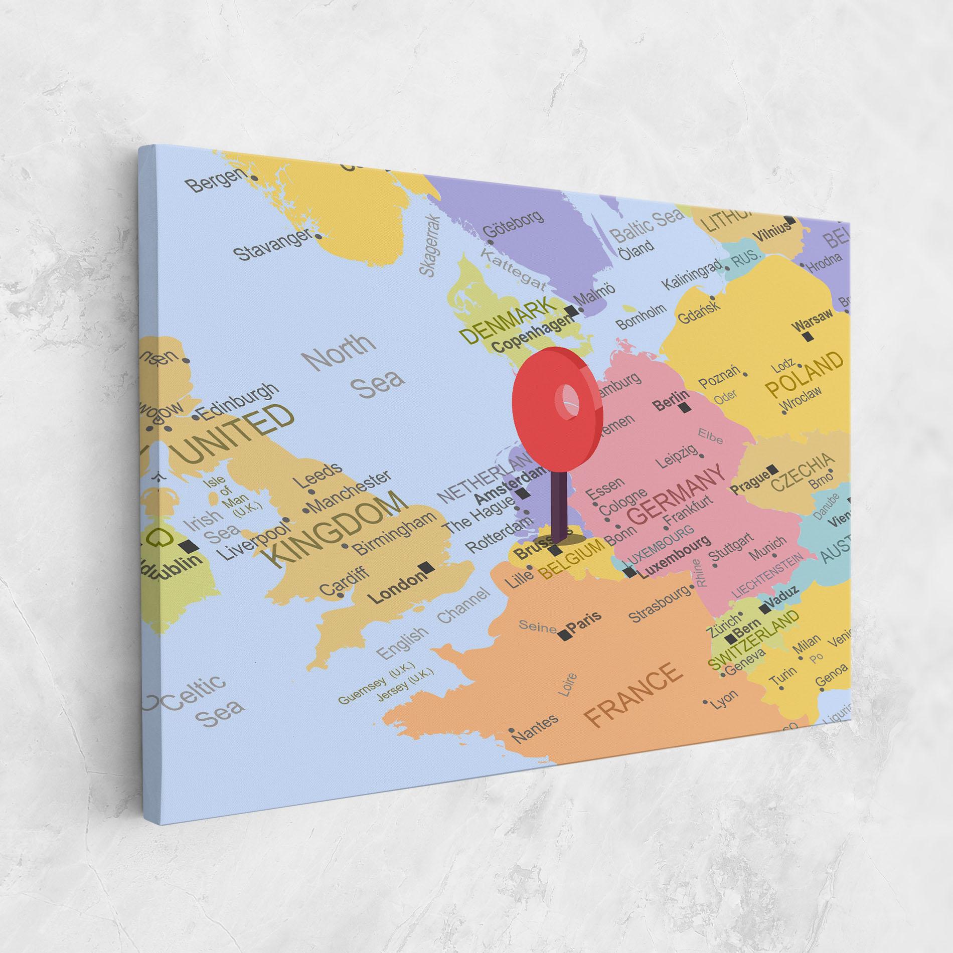 Tablou Canvas Belgium Close Up mockup 1