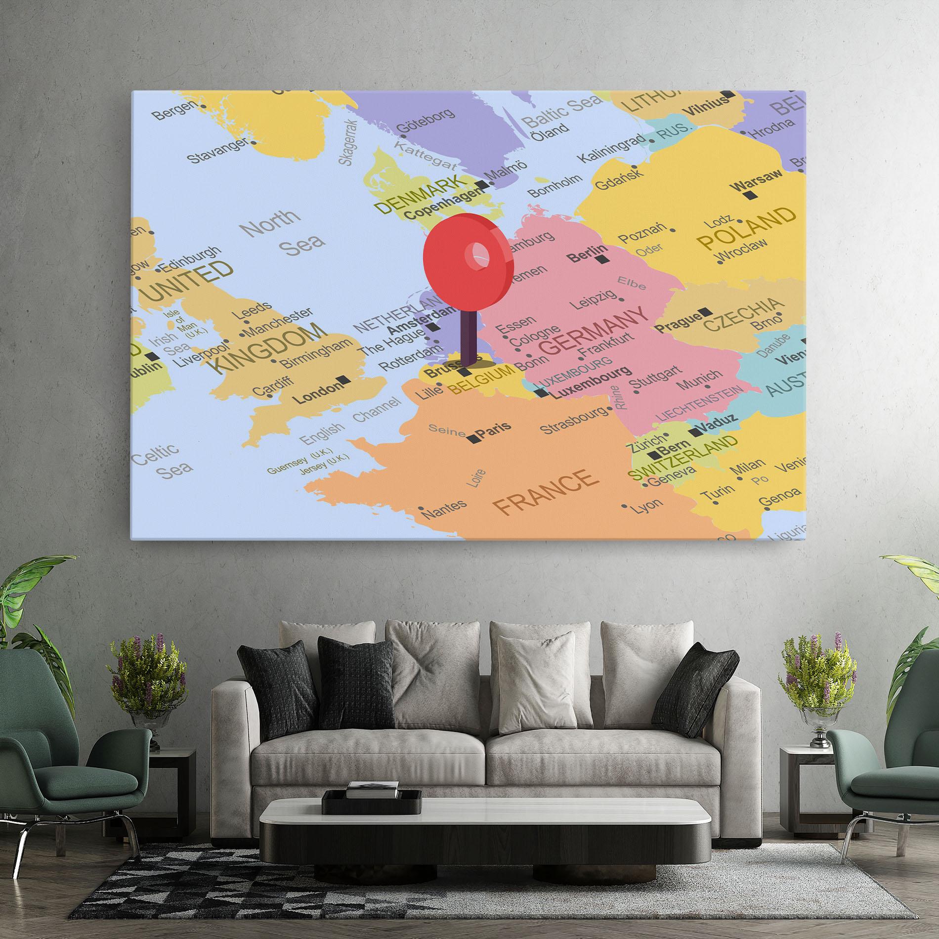 Tablou Canvas Belgium Close Up mockup 7