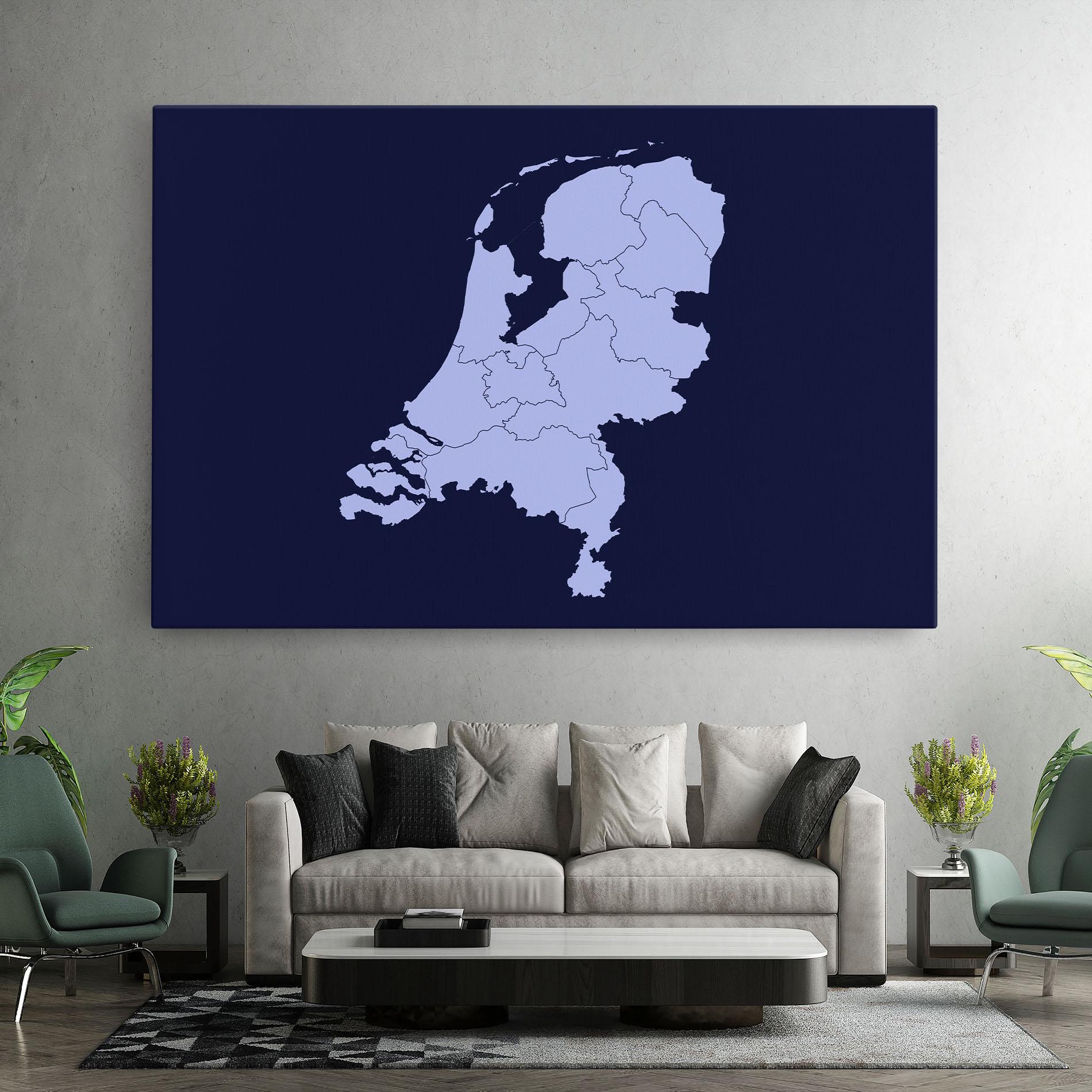 Tablou Canvas Netherlands Map mockup 7