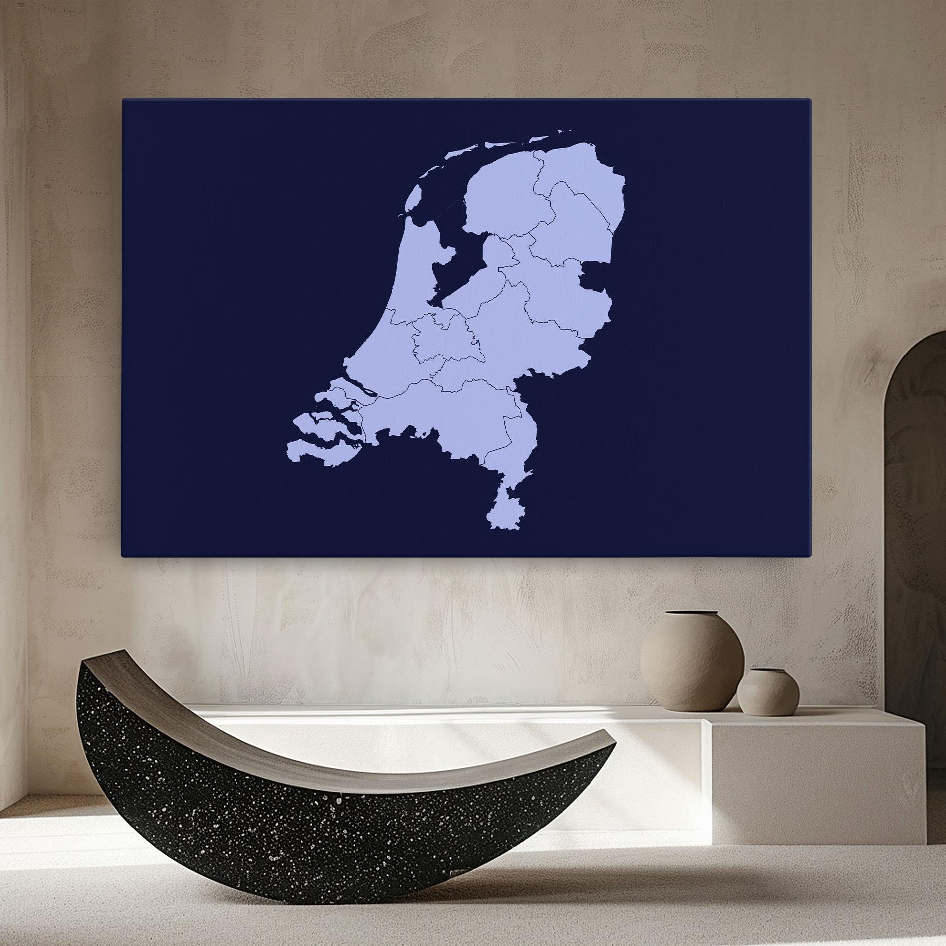 Tablou Canvas Netherlands Map mockup 8